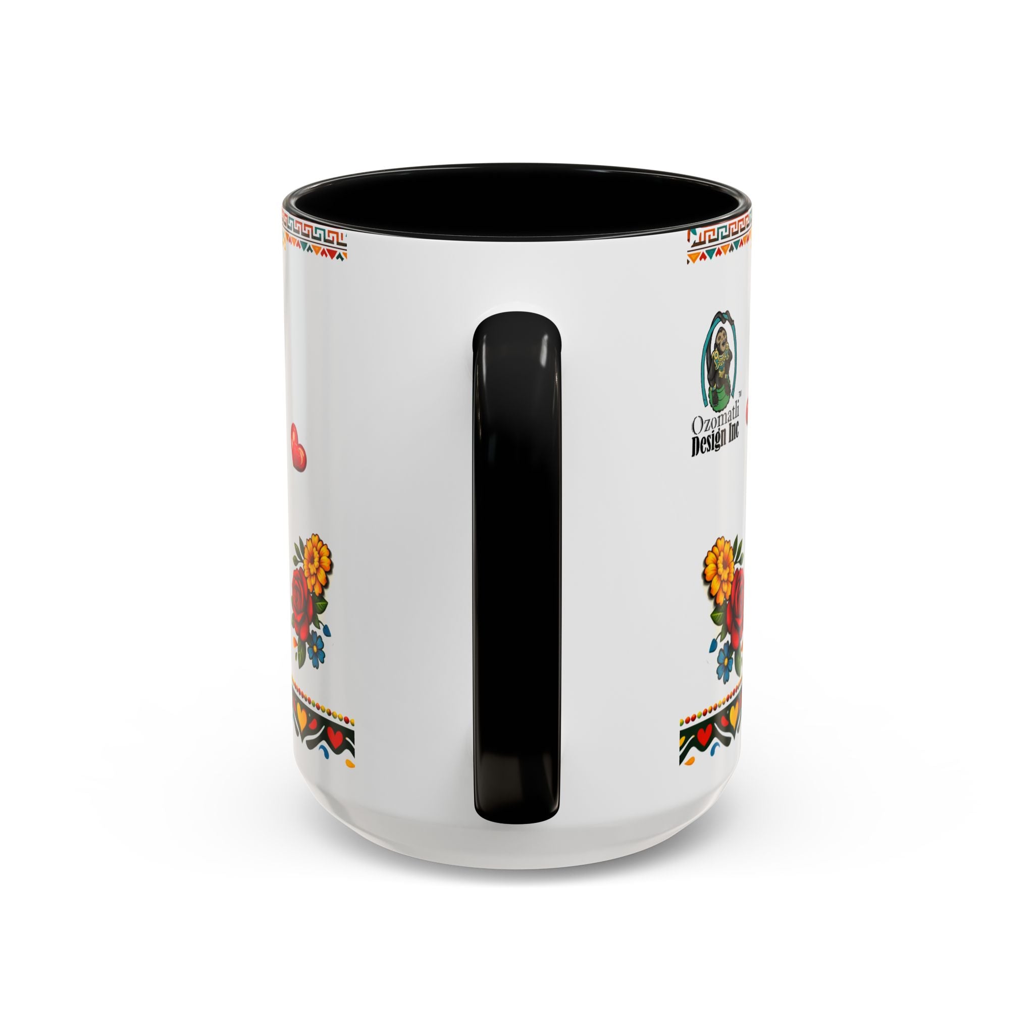 Happy Mother's Day Accent Mug-Colorful Floral Day of the Dead Design (11/15oz)