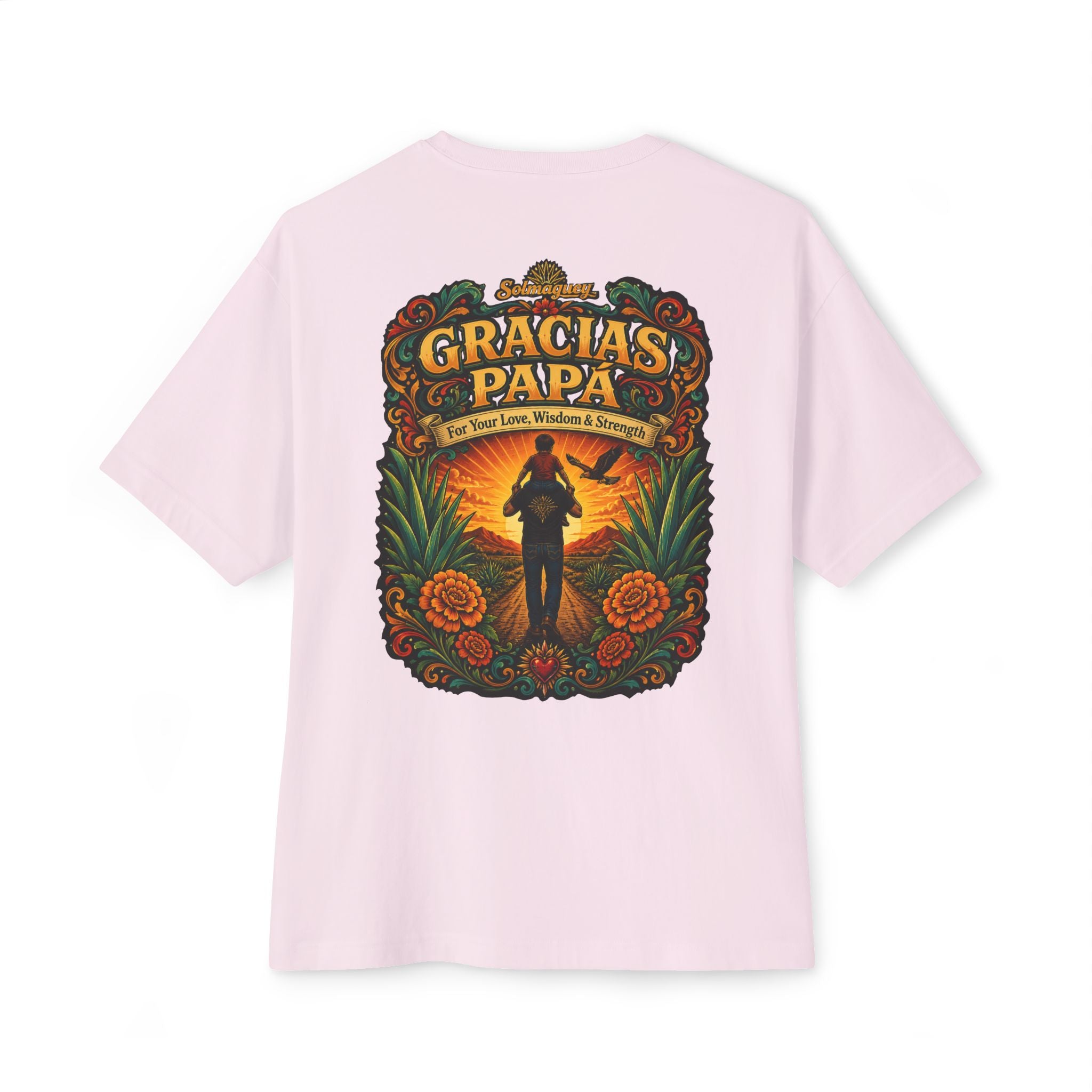 Gracias Papá Graphic Tee — Father & Son Tribute Shirt | Solmaguey™