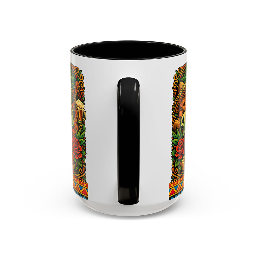 Happy Father's Day Accent Mug — Festive Father's Day Coffee Mug | Solmaguey™