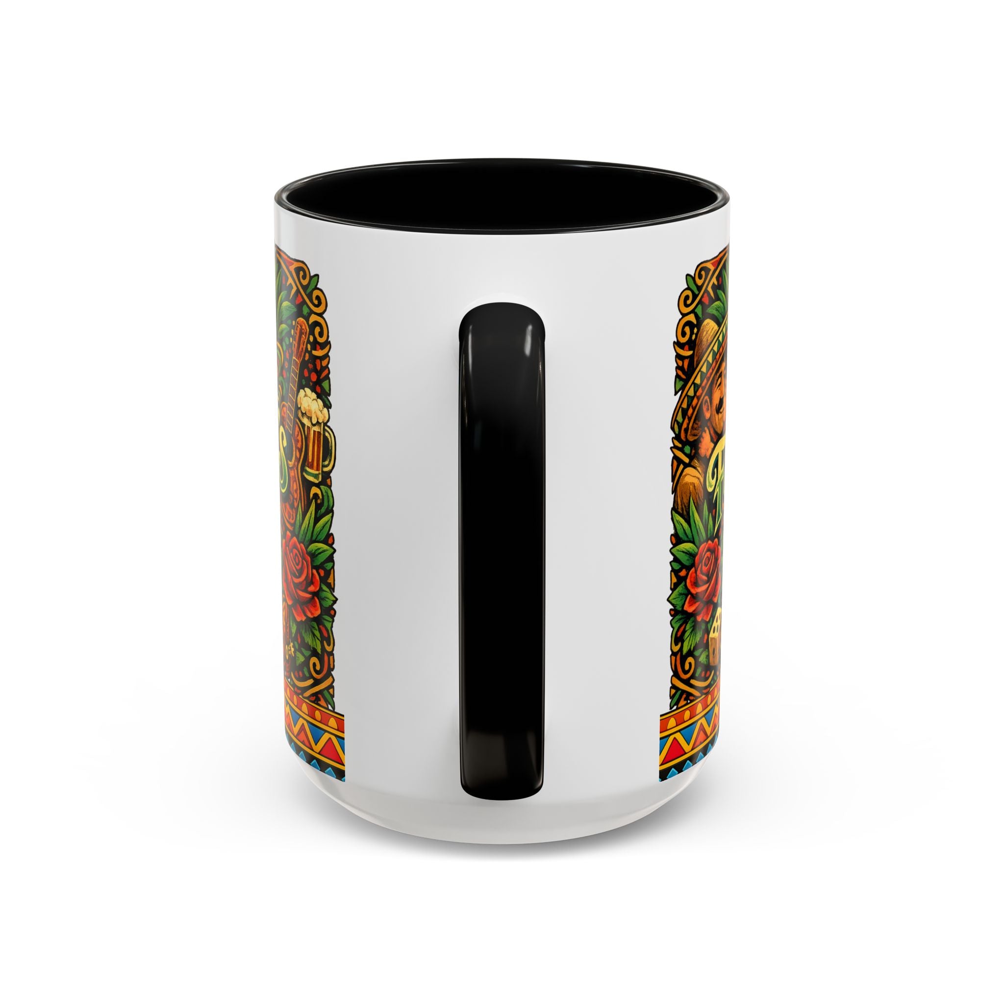 Happy Father's Day Accent Mug — Festive Father's Day Coffee Mug | Solmaguey™
