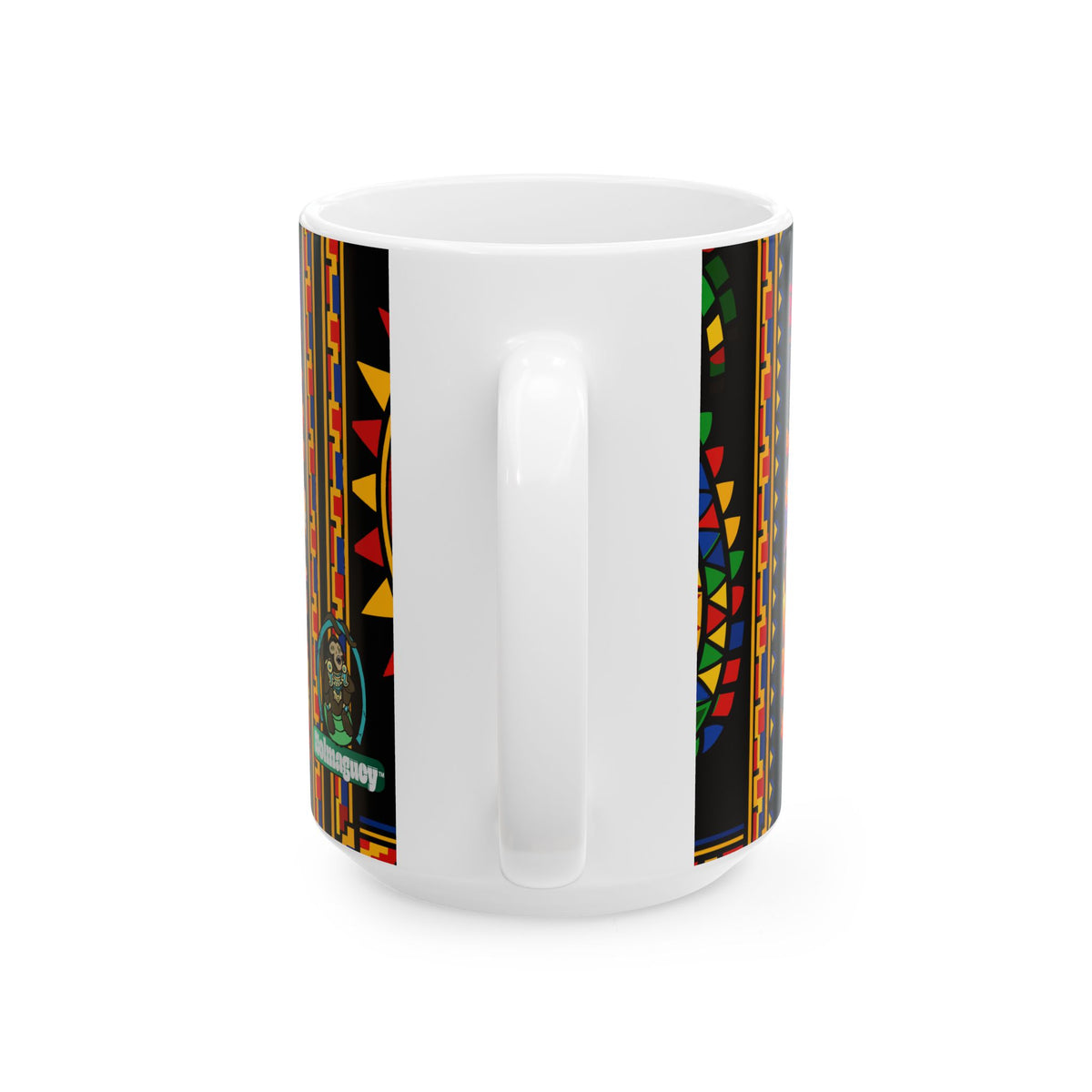 Day of the Dead Ceramic Mug — Colorful Catrina Dance Design (11oz, 15oz)