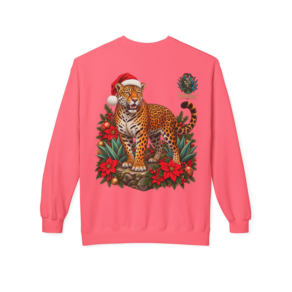 Jaguar Navideño™ – Christmas Jaguar Crewneck Sweatshirt | Solmaguey™