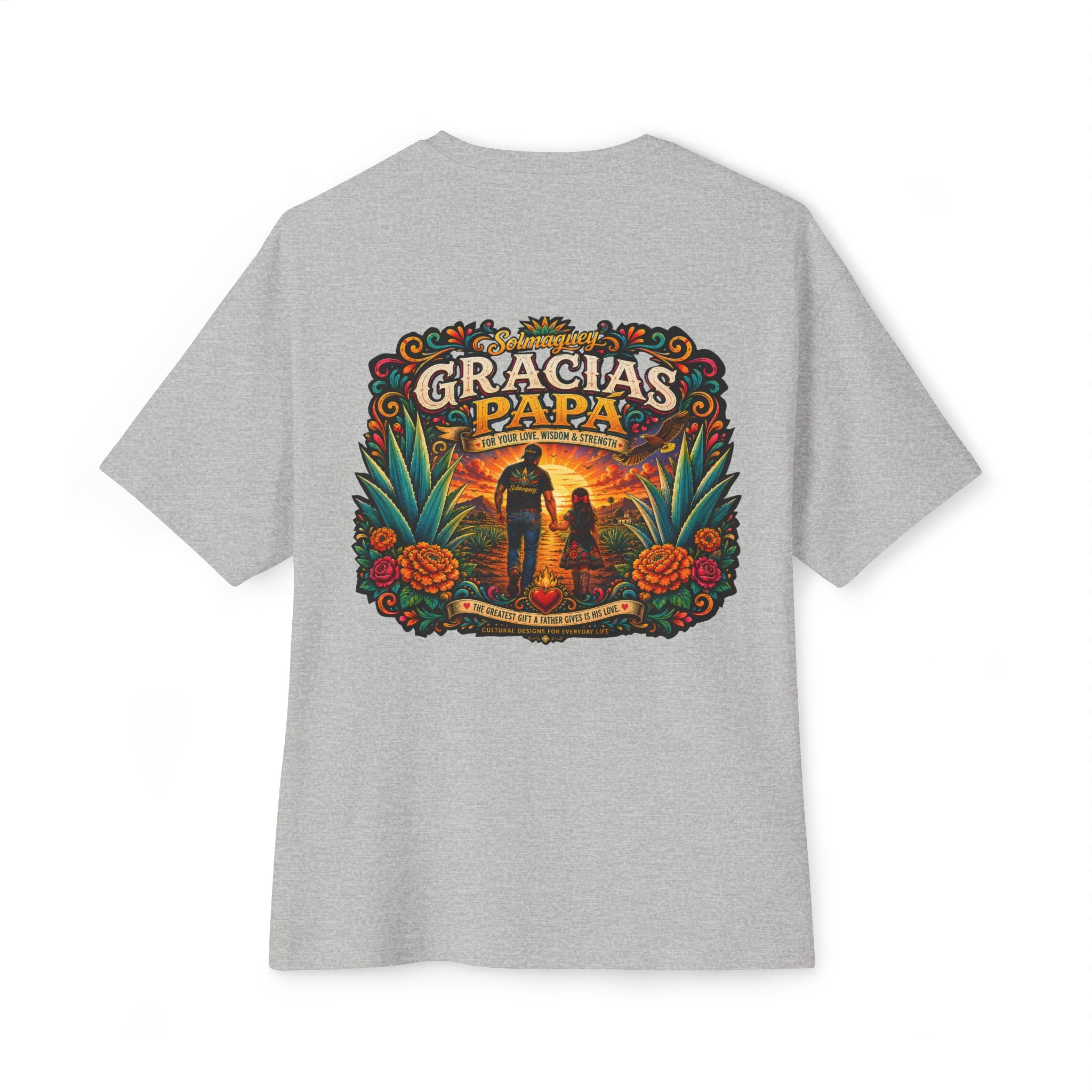 Gracias Papá Graphic Tee — Father & Daughter Tribute Shirt | Solmaguey™