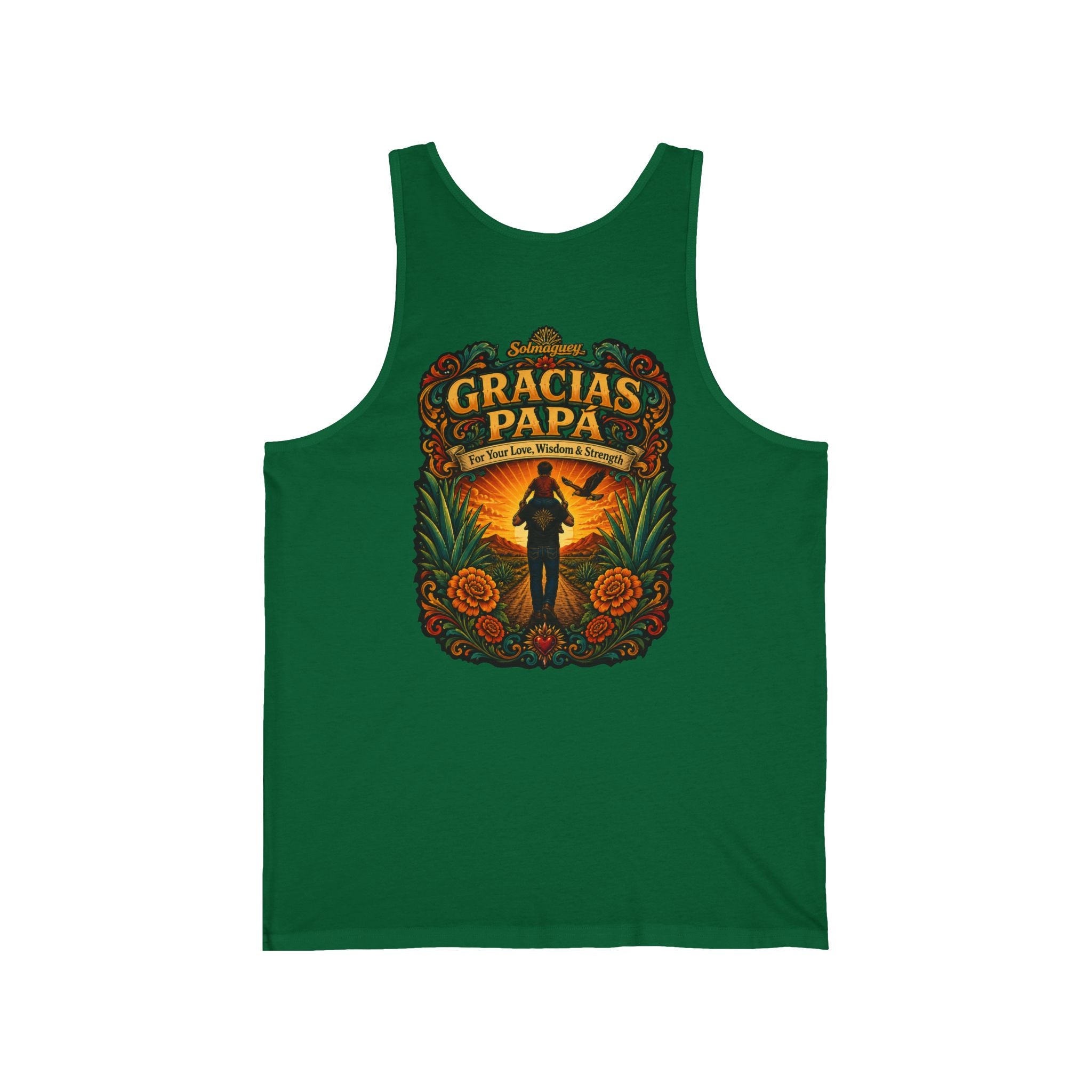 Gracias Papá Tank Top — Father & Son Tribute Tank | Solmaguey™