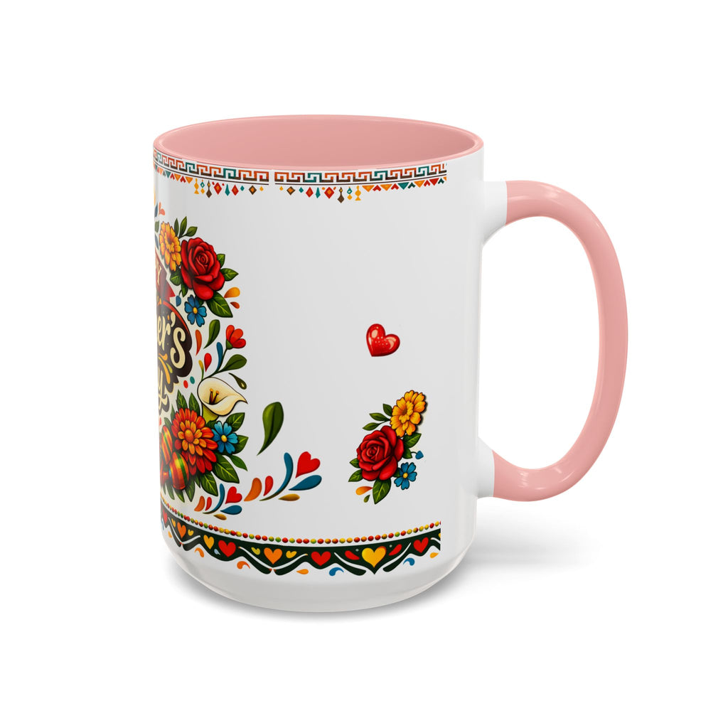 Happy Mother's Day Accent Mug-Colorful Floral Day of the Dead Design (11/15oz)