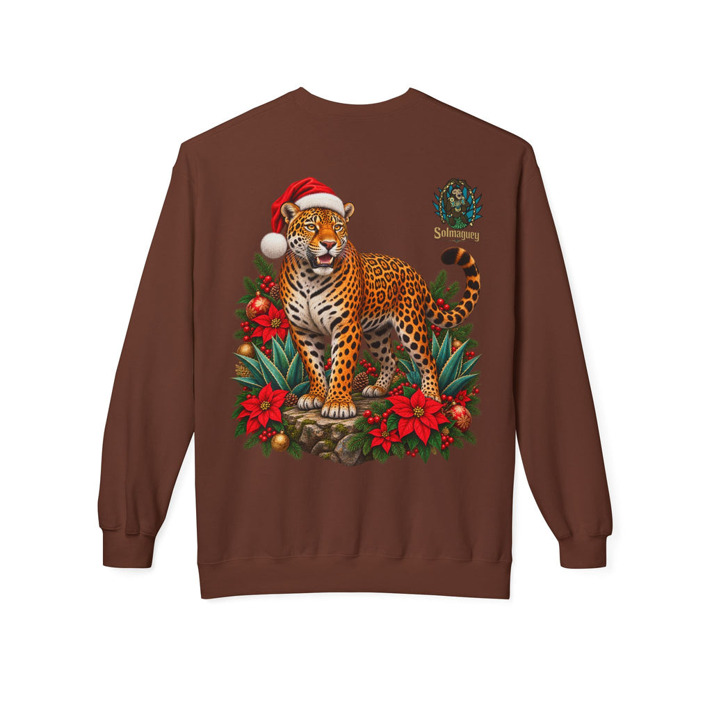 Jaguar Navideño™ – Christmas Jaguar Crewneck Sweatshirt | Solmaguey™