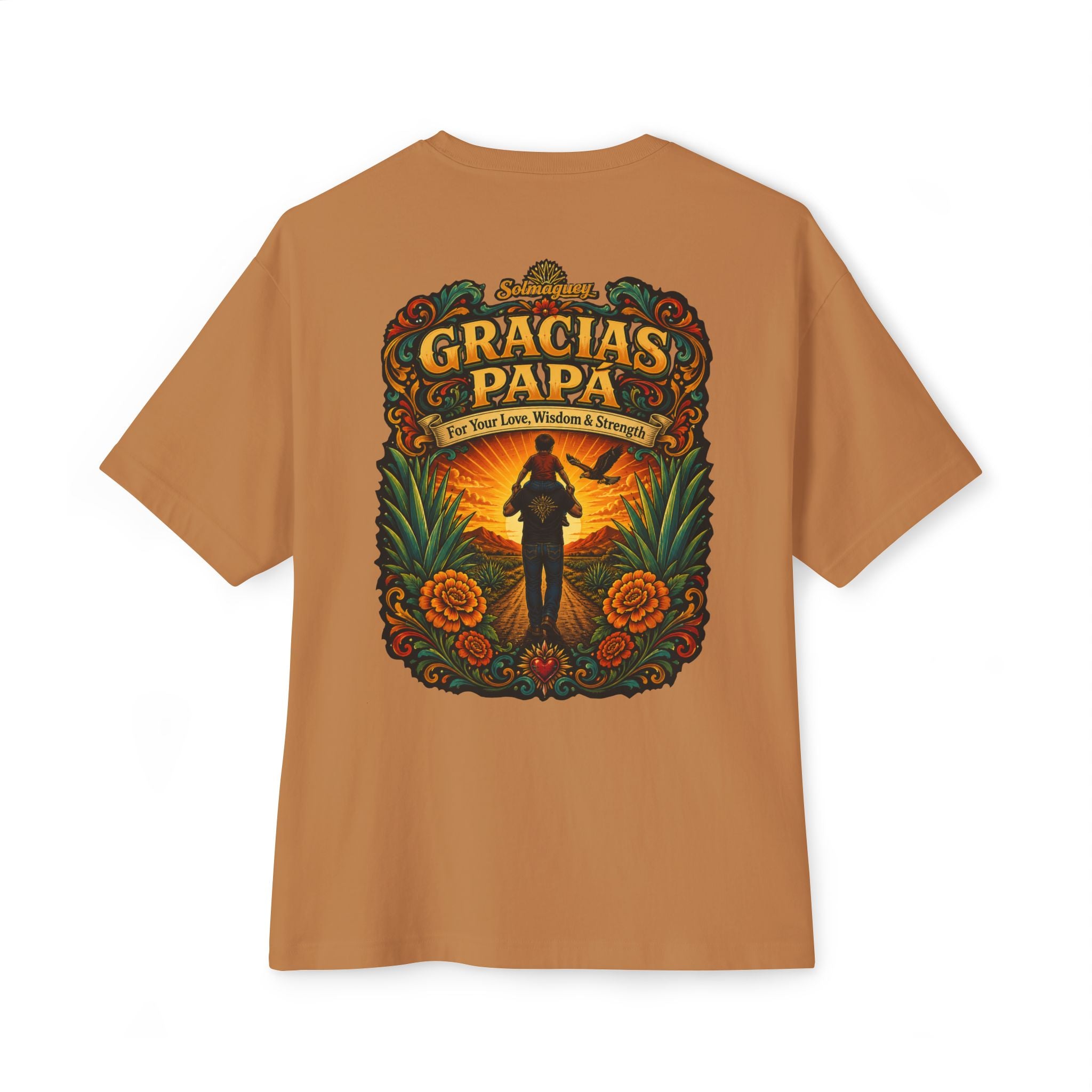 Gracias Papá Graphic Tee — Father & Son Tribute Shirt | Solmaguey™