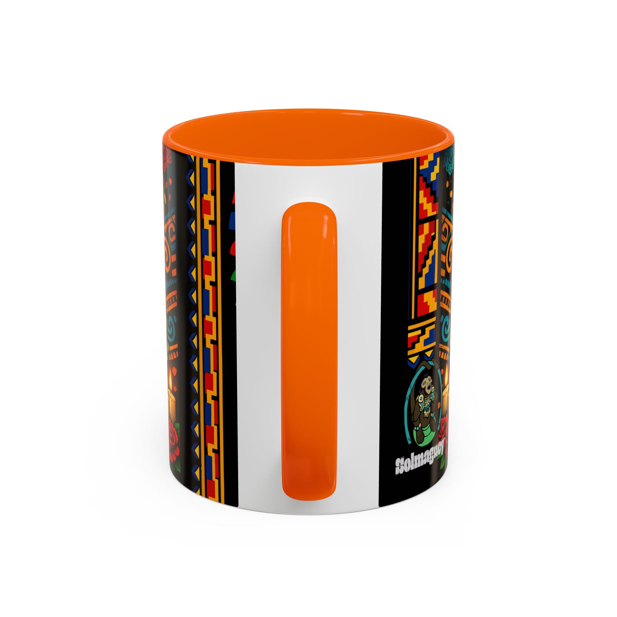 Day of the Dead Graduation Skull Accent Coffee Mug — Class of '26 Cappuccino Cup