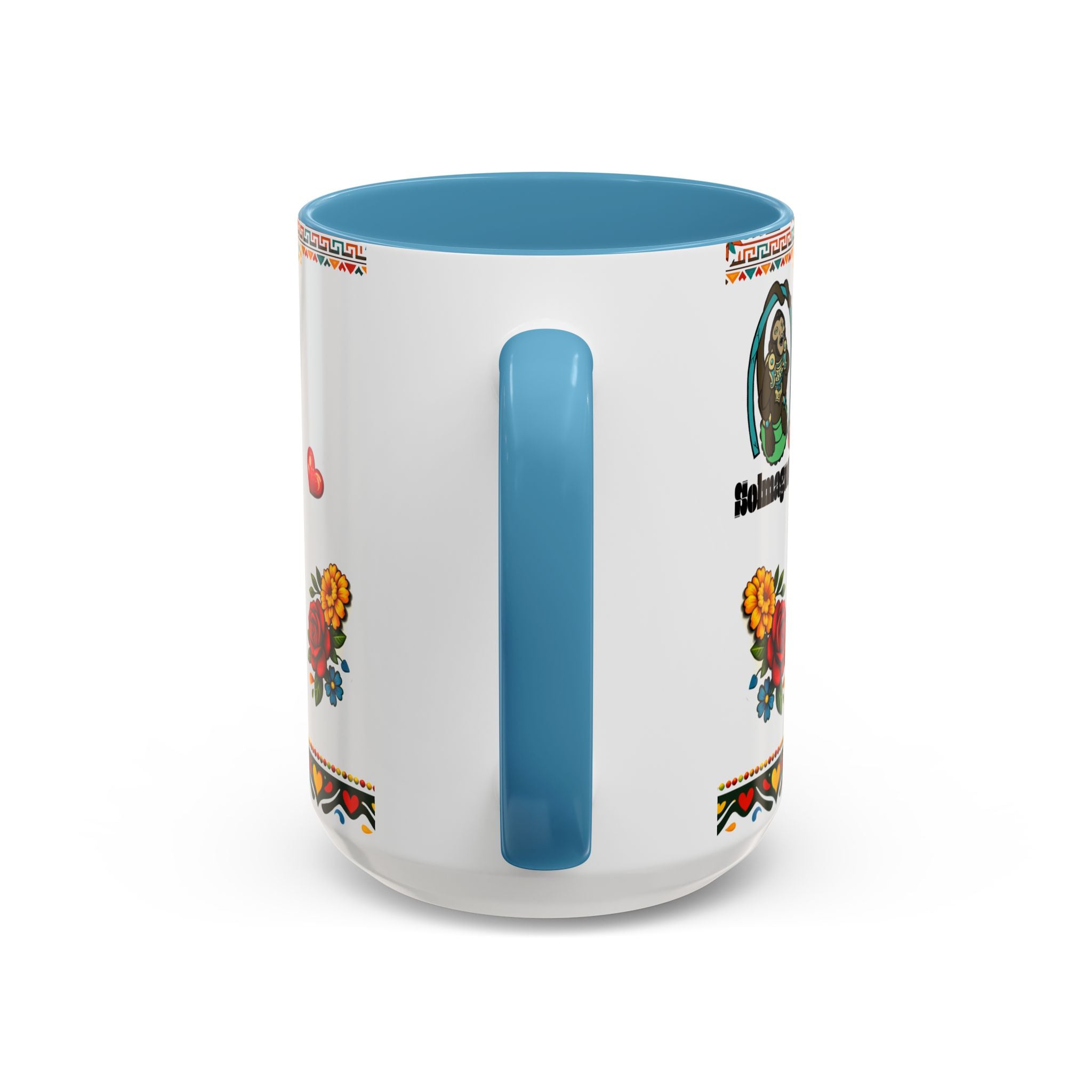 Happy Mother's Day Accent Mug-Colorful Floral Day of the Dead Design (11/15oz)