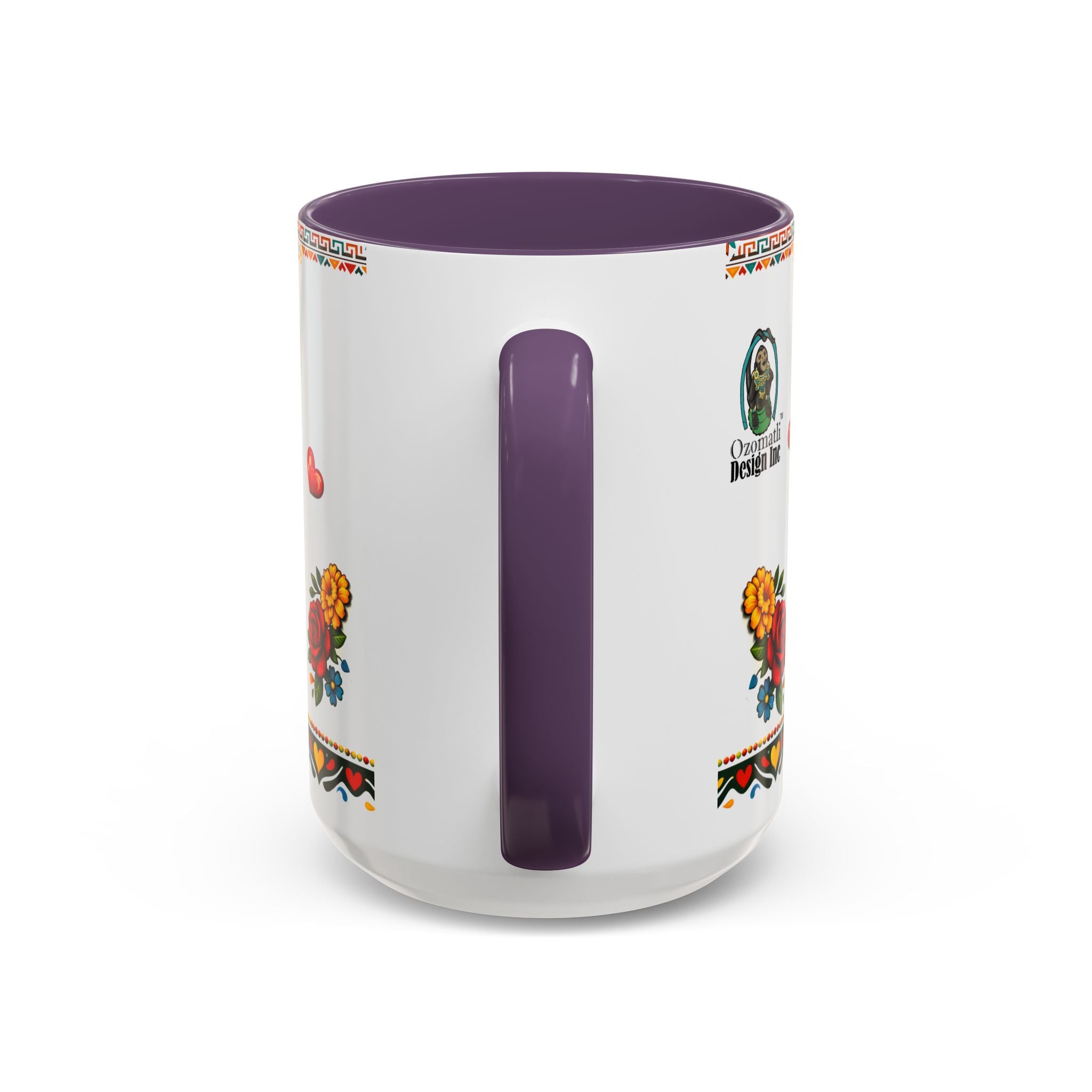 Happy Mother's Day Accent Mug-Colorful Floral Day of the Dead Design (11/15oz)