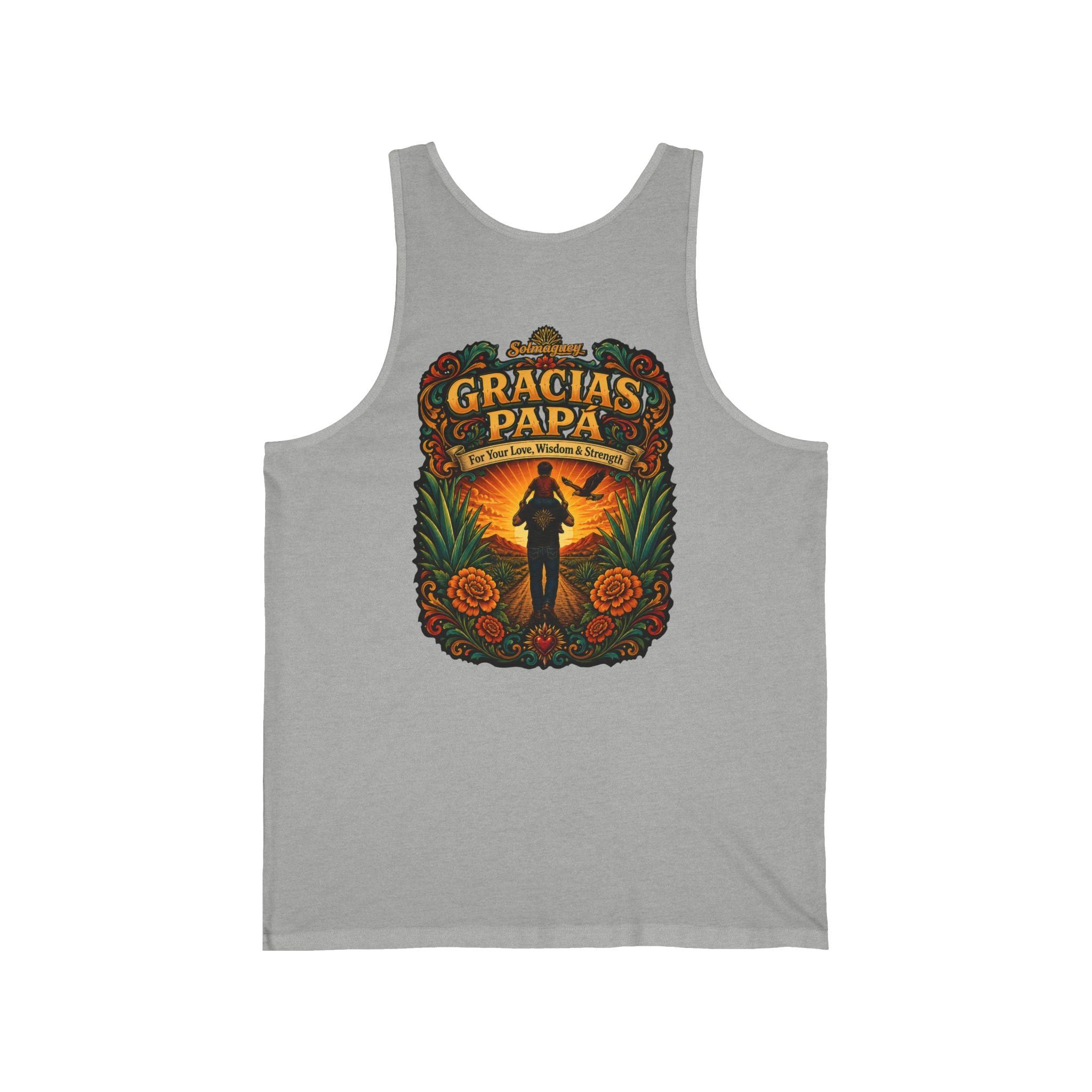 Gracias Papá Tank Top — Father & Son Tribute Tank | Solmaguey™