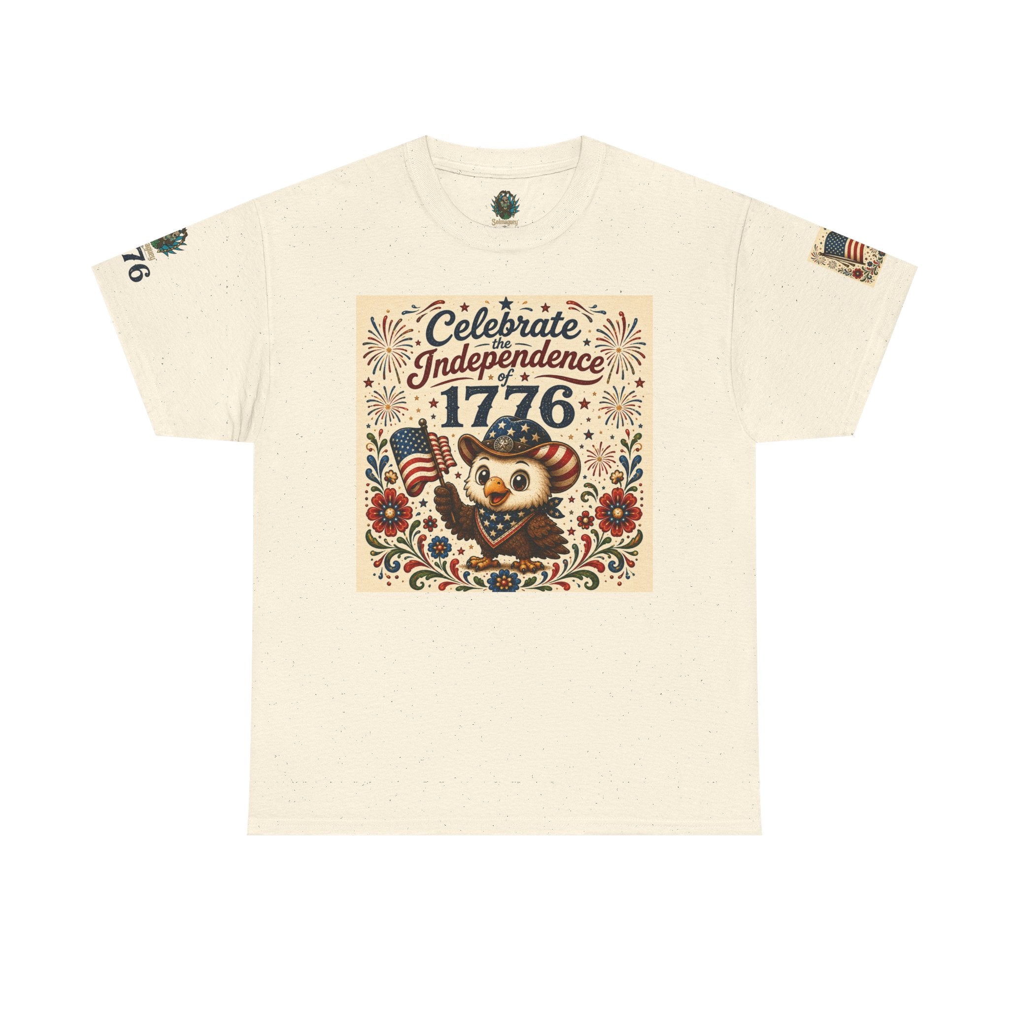 1776 Independence Day Eagle T-Shirt | Patriotic American Flag Shirt | 4th of July Celebration Tee