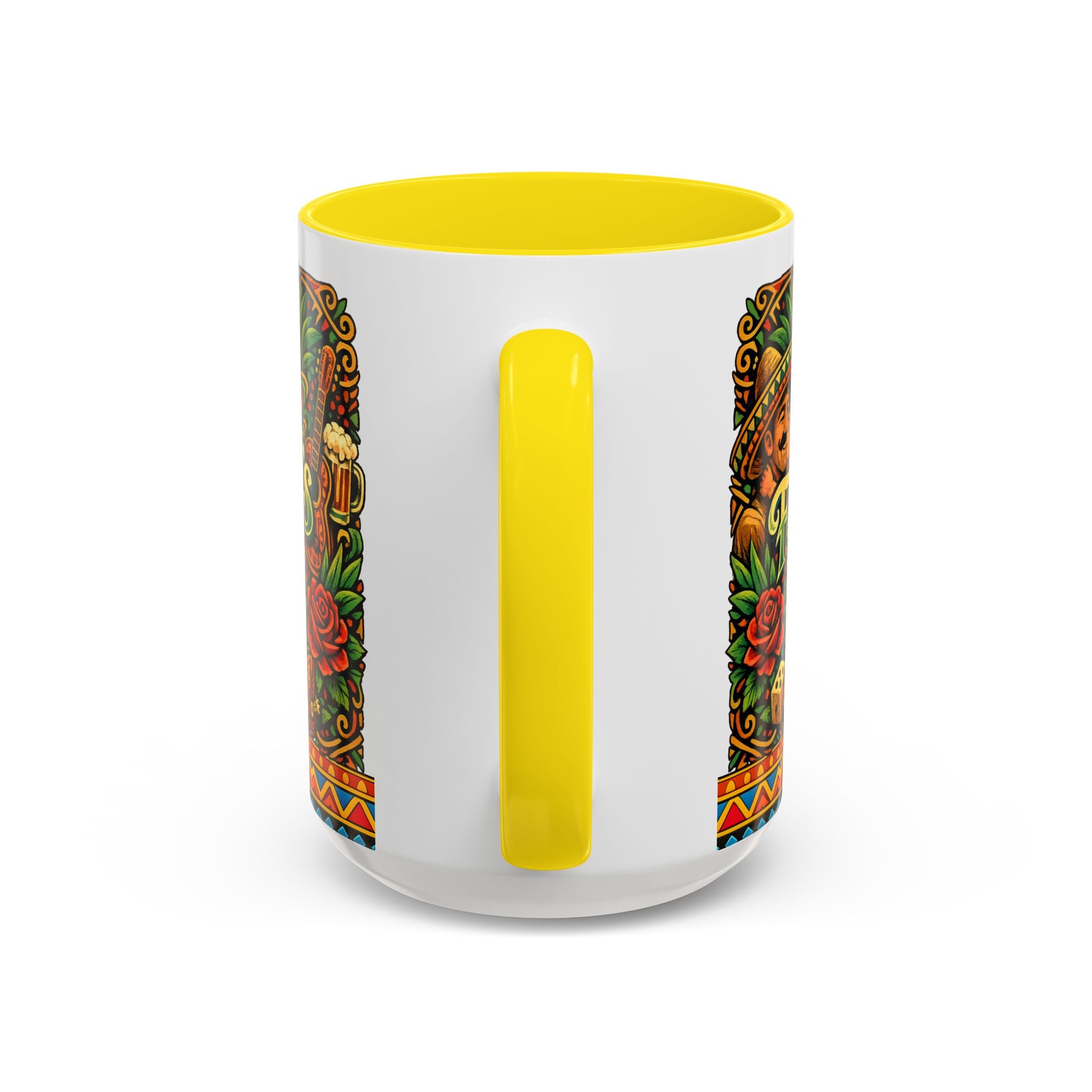 Happy Father's Day Accent Mug — Festive Father's Day Coffee Mug | Solmaguey™