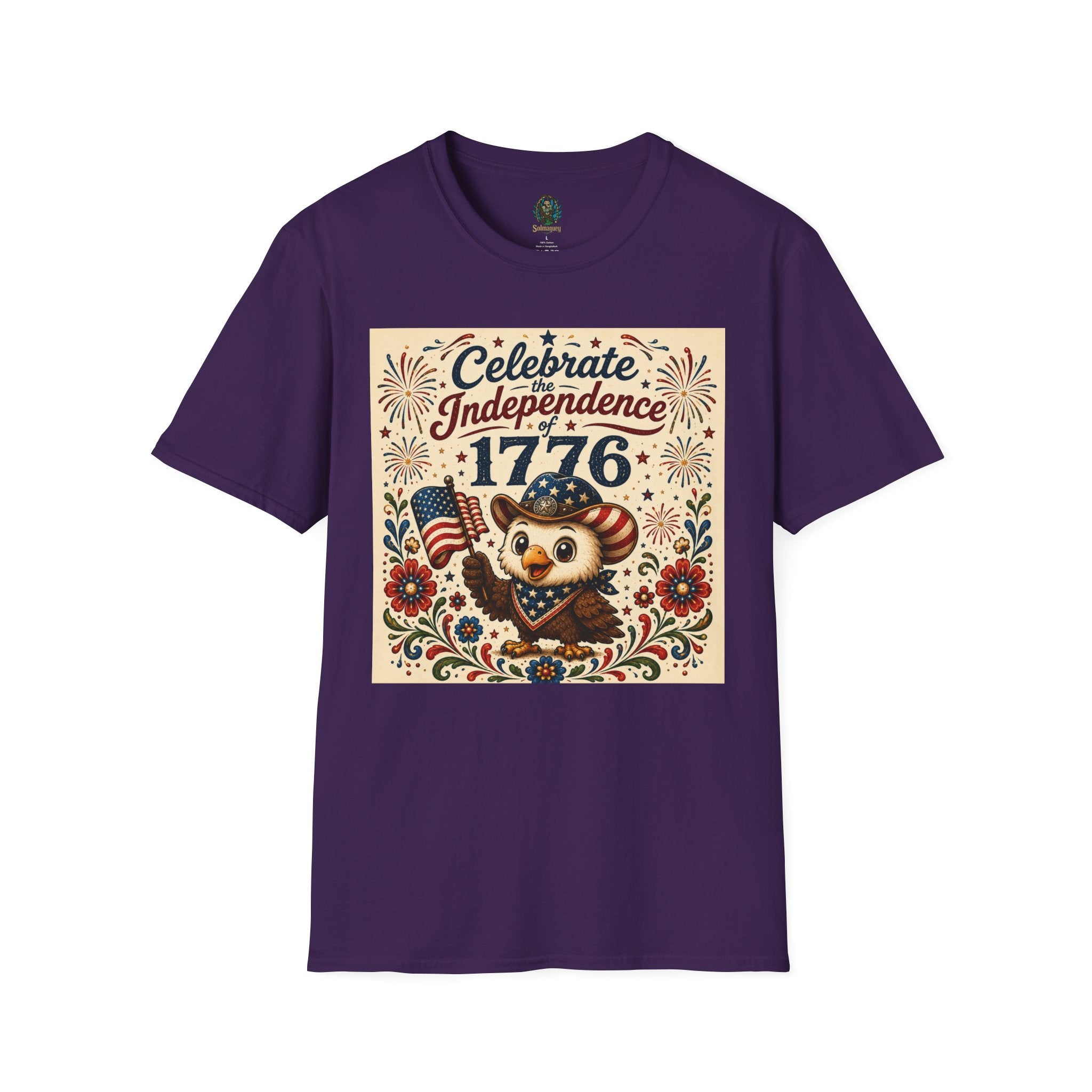 1776 Independence Day Eagle T-Shirt | Patriotic American Flag Shirt | 4th of July Celebration Tee