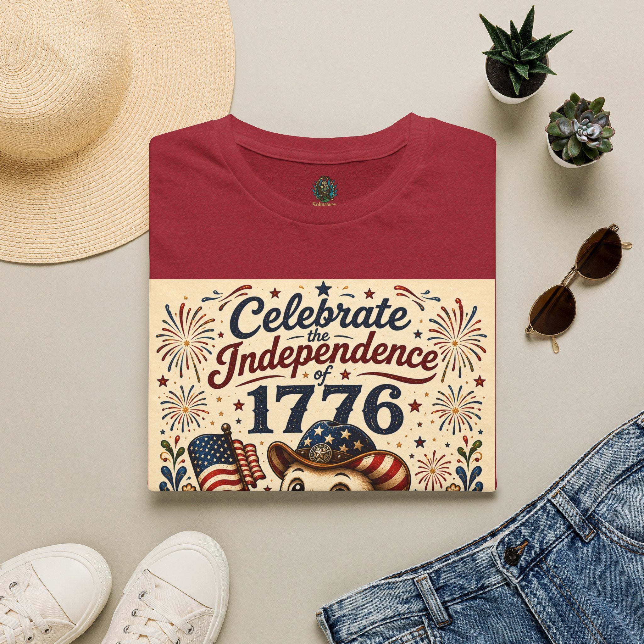 1776 Independence Day Eagle T-Shirt | Patriotic American Flag Shirt | 4th of July Celebration Tee