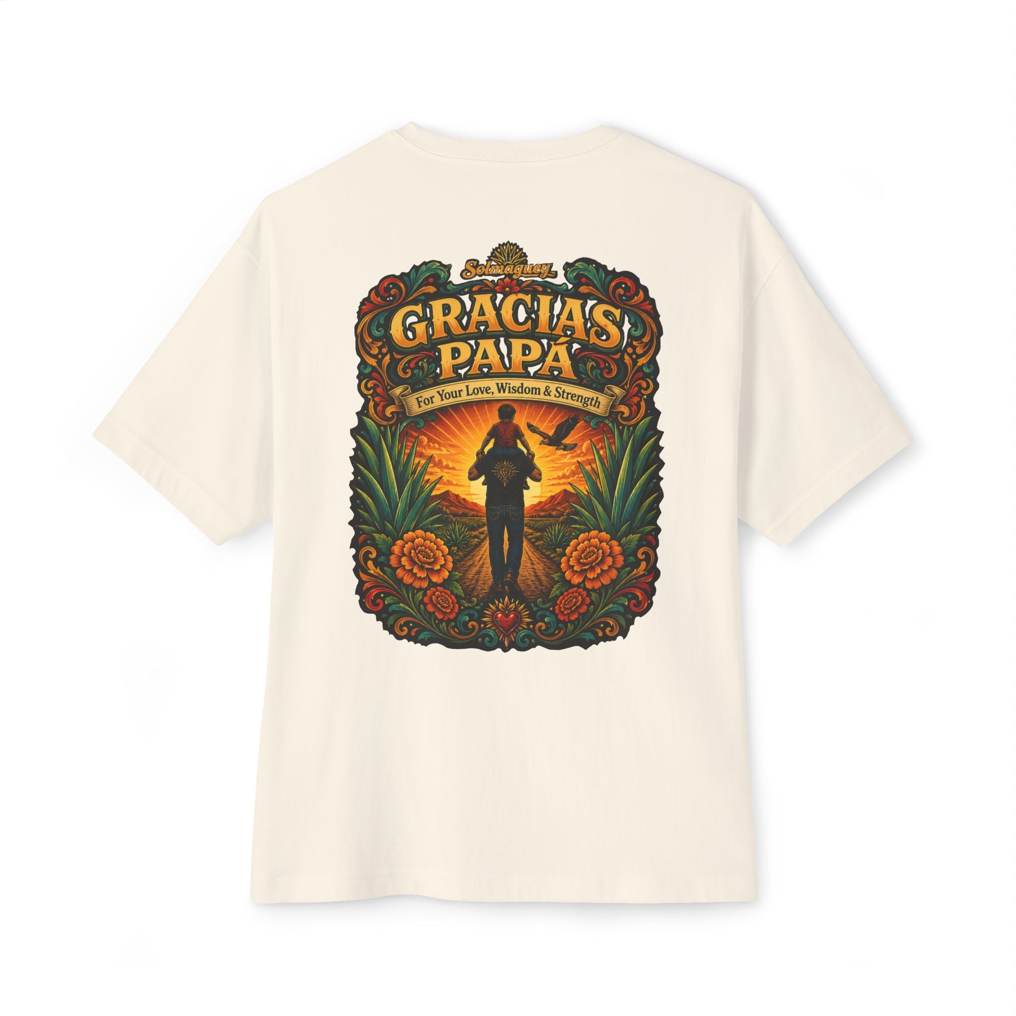 Gracias Papá Graphic Tee — Father & Son Tribute Shirt | Solmaguey™