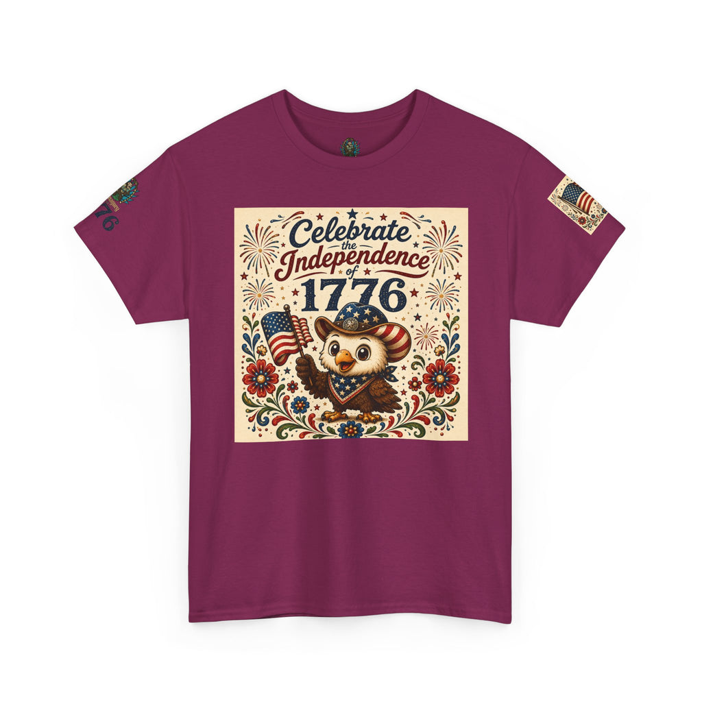 1776 Independence Day Eagle T-Shirt | Patriotic American Flag Shirt | 4th of July Celebration Tee