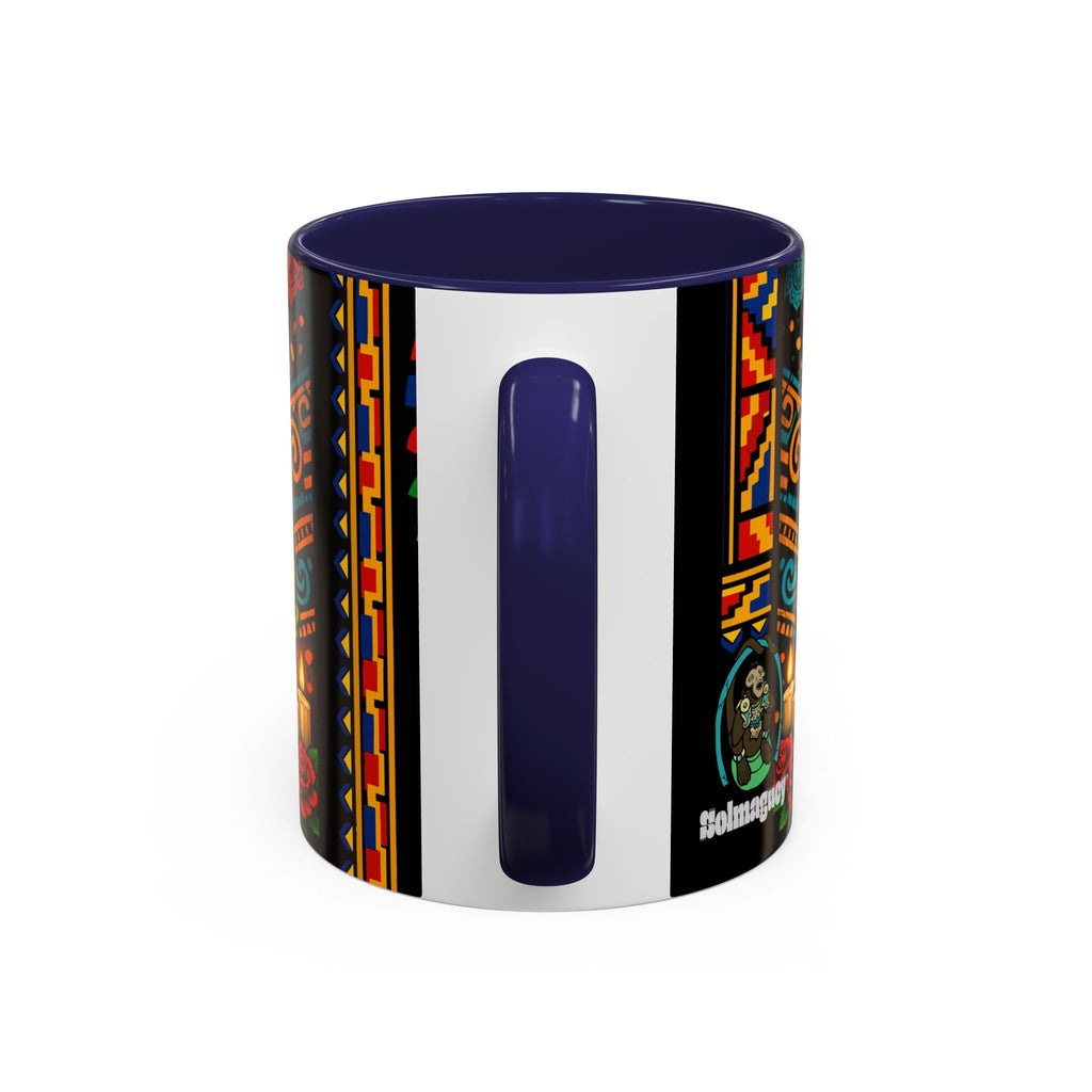 Day of the Dead Graduation Skull Accent Coffee Mug — Class of '26 Cappuccino Cup