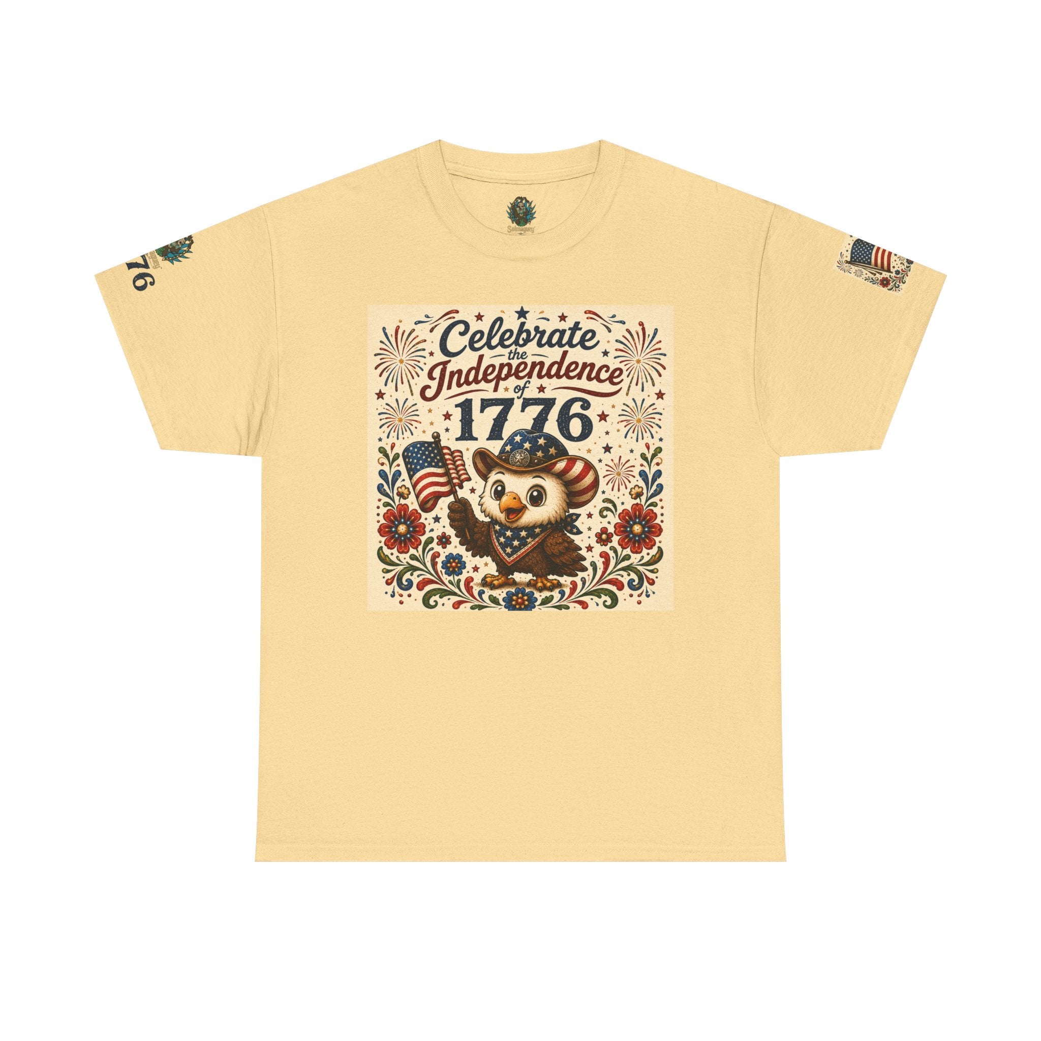 1776 Independence Day Eagle T-Shirt | Patriotic American Flag Shirt | 4th of July Celebration Tee