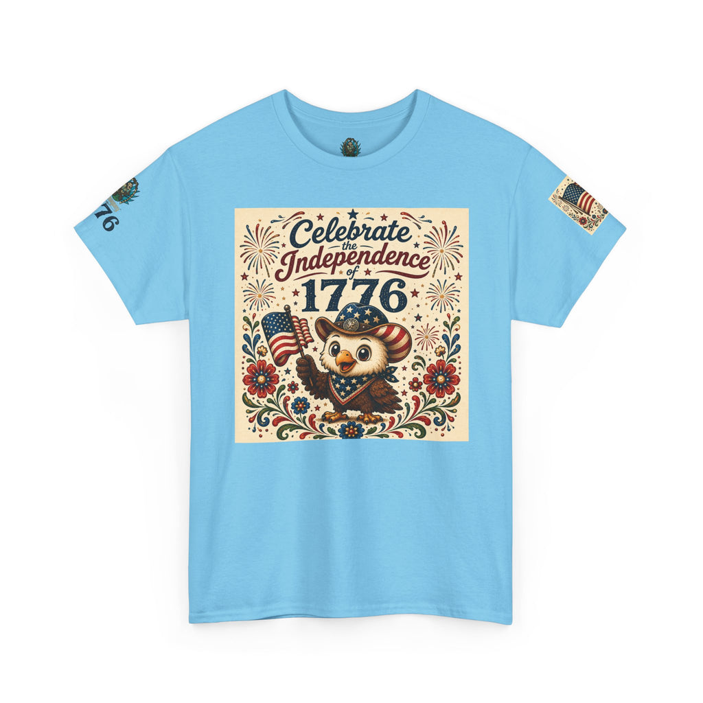 1776 Independence Day Eagle T-Shirt | Patriotic American Flag Shirt | 4th of July Celebration Tee