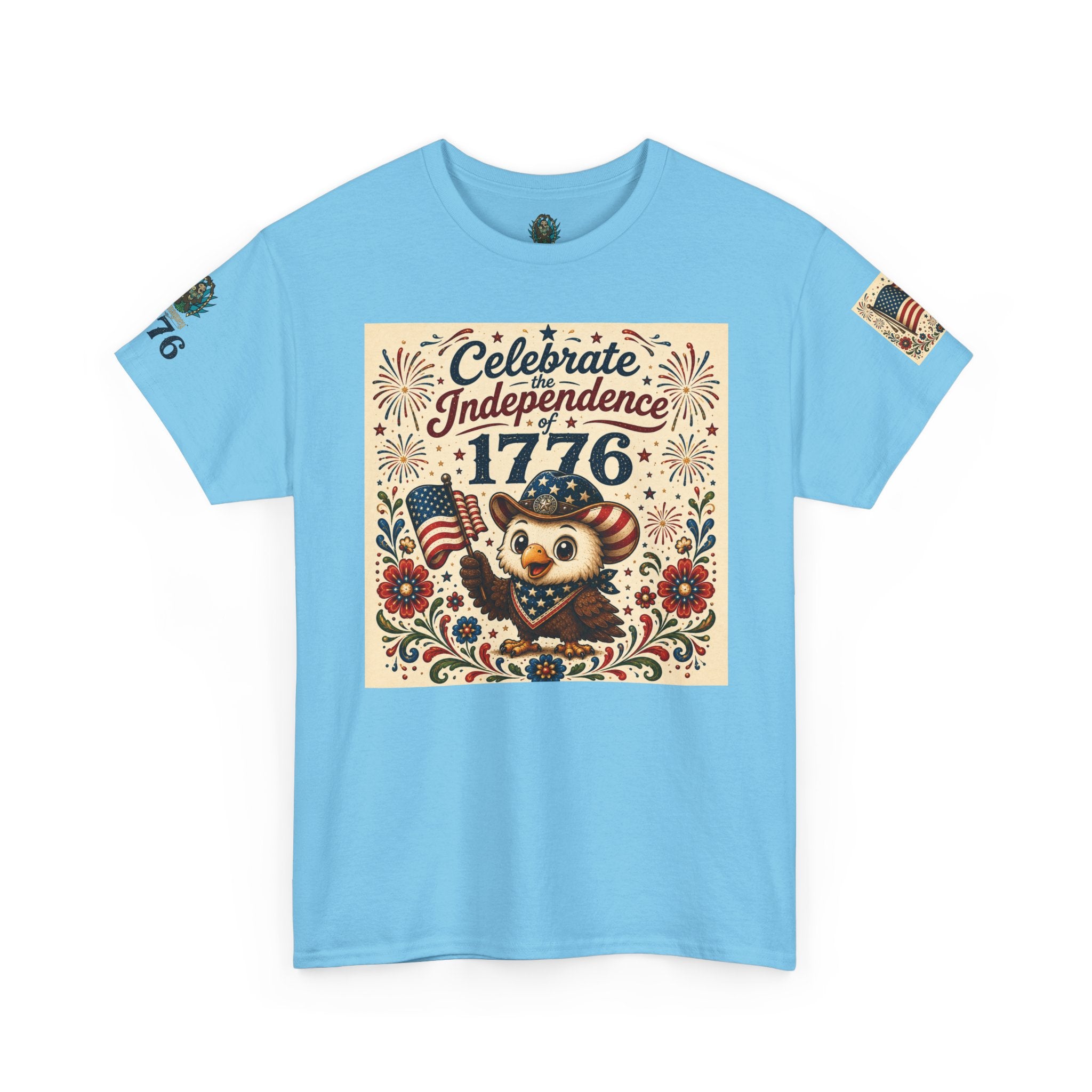 1776 Independence Day Eagle T-Shirt | Patriotic American Flag Shirt | 4th of July Celebration Tee