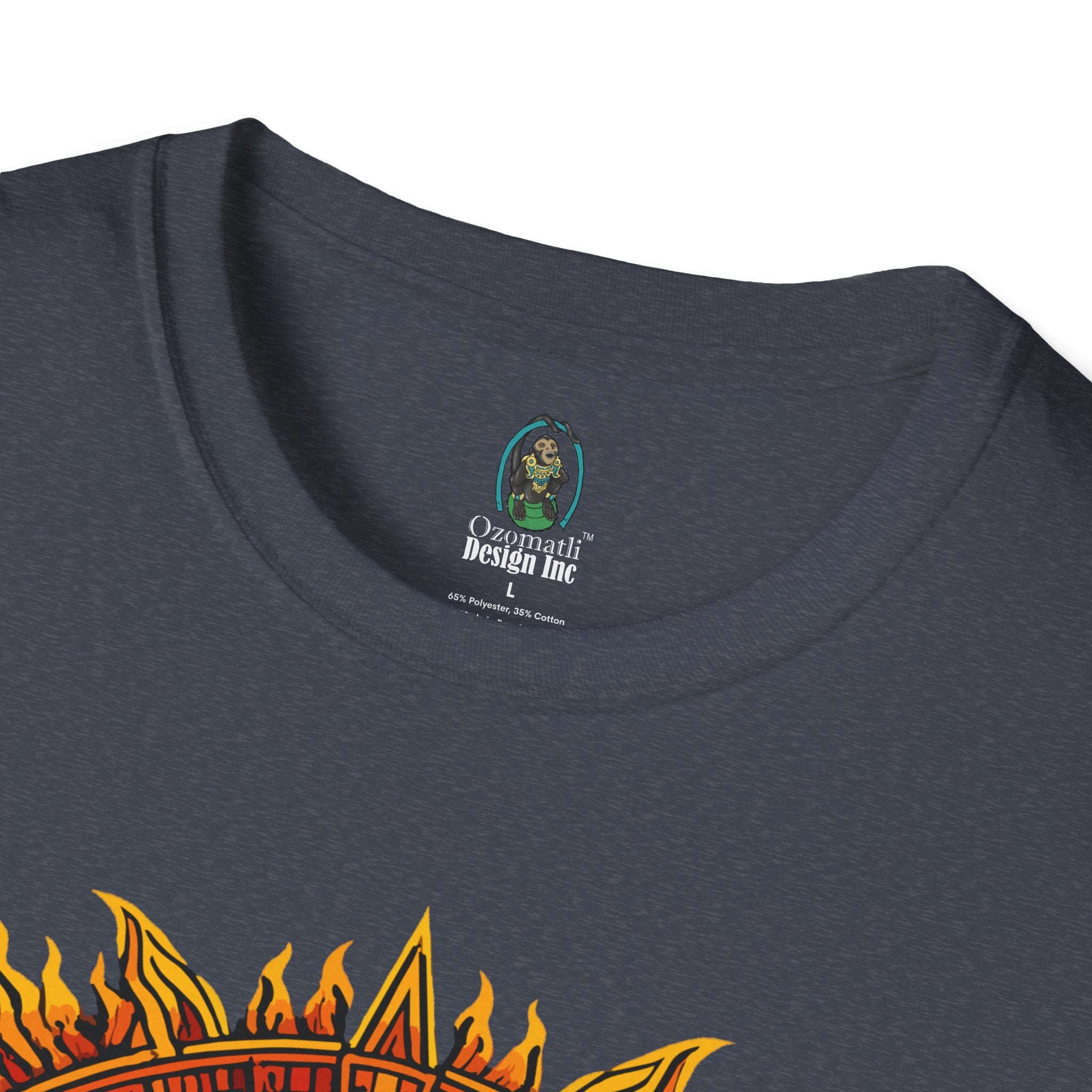 Aztec Skull Sunburst T-Shirt | Tribal Floral Skull Design