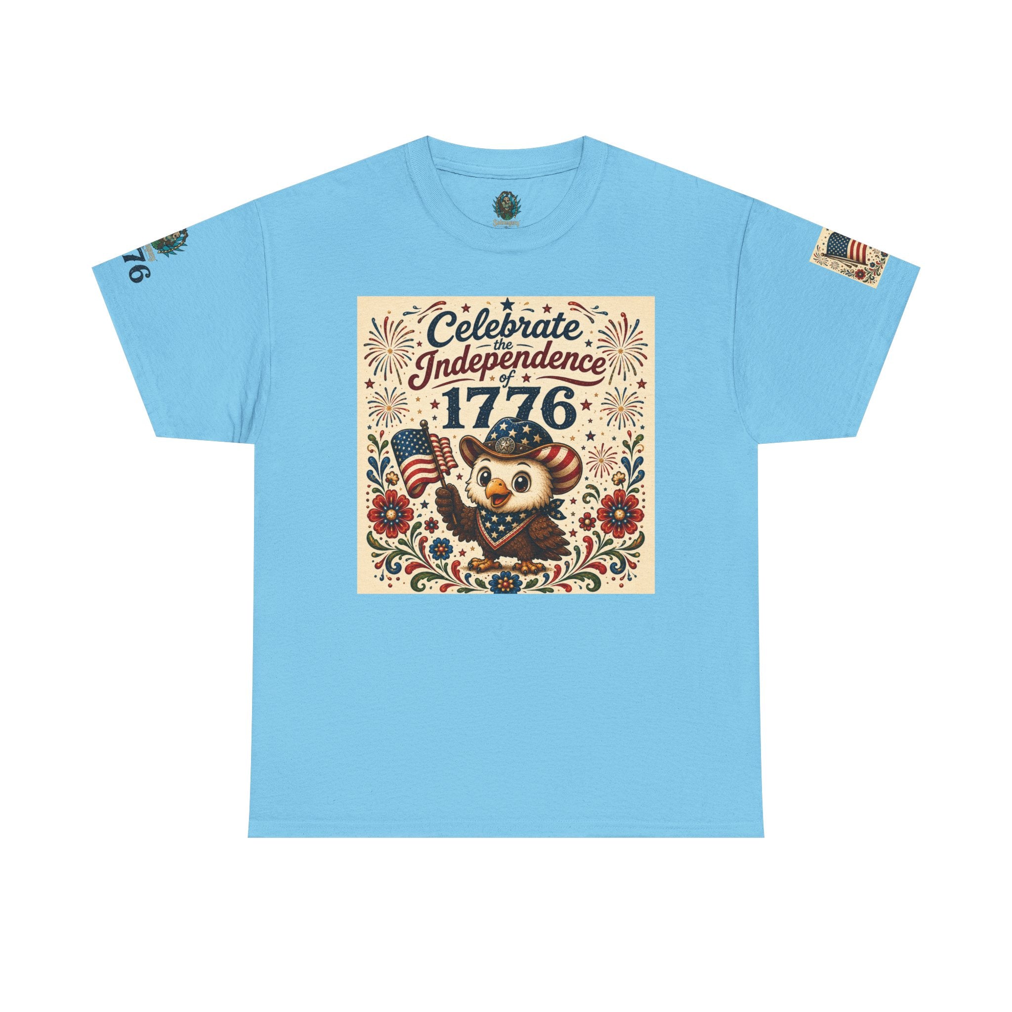 1776 Independence Day Eagle T-Shirt | Patriotic American Flag Shirt | 4th of July Celebration Tee