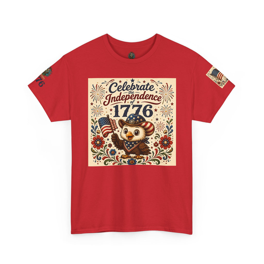 1776 Independence Day Eagle T-Shirt | Patriotic American Flag Shirt | 4th of July Celebration Tee