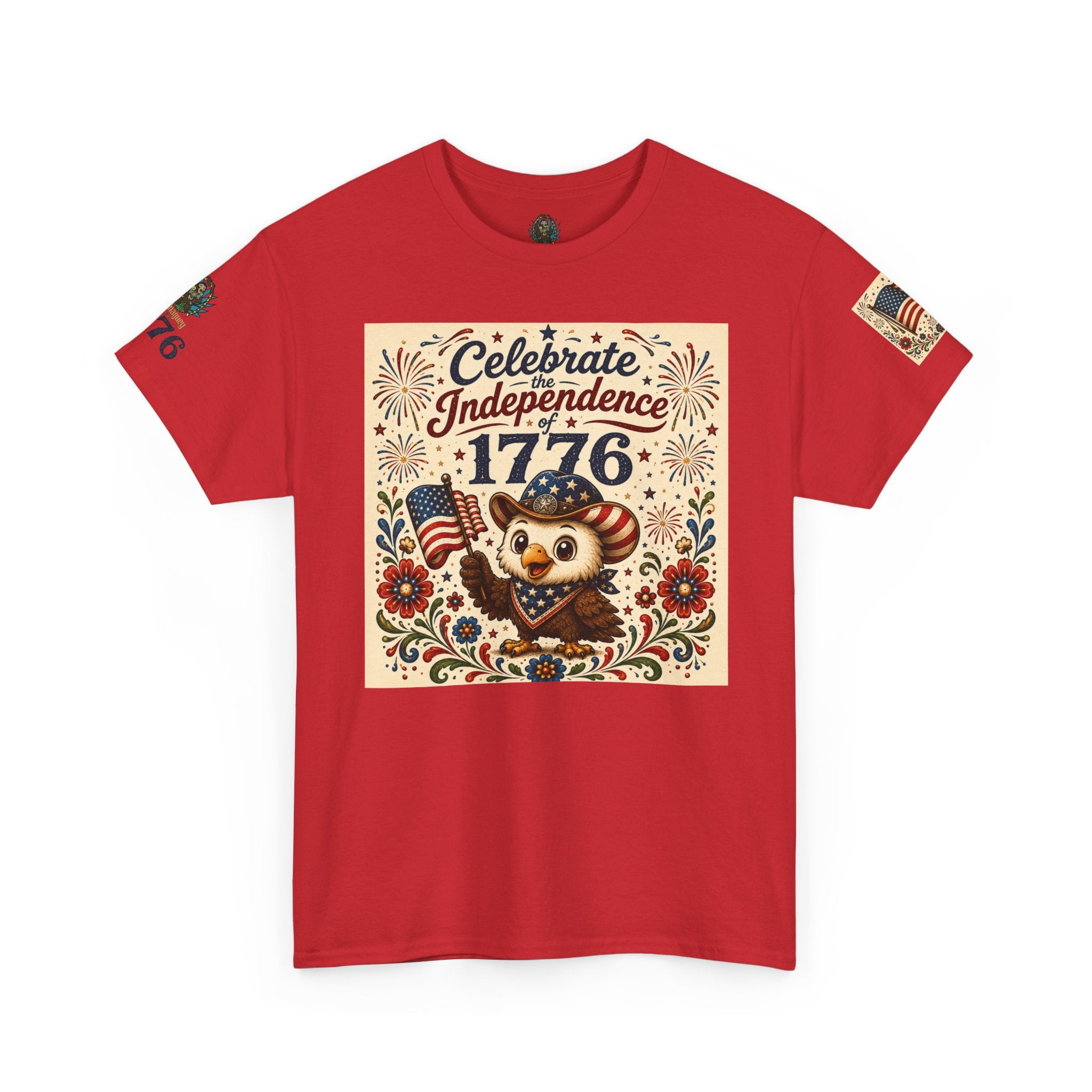 1776 Independence Day Eagle T-Shirt | Patriotic American Flag Shirt | 4th of July Celebration Tee