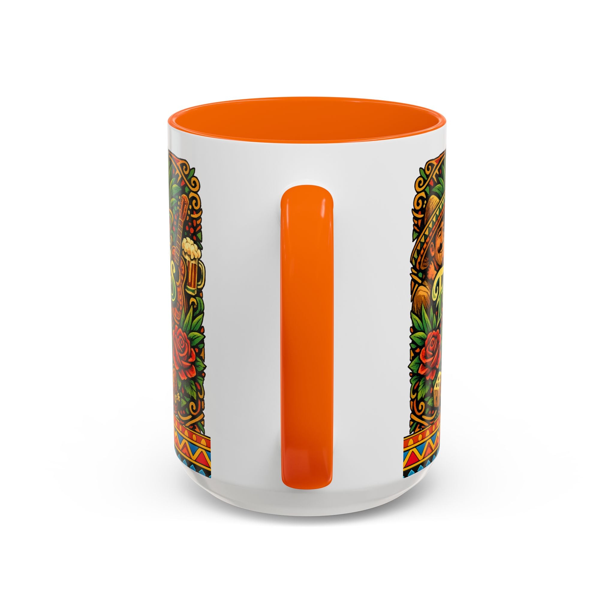 Happy Father's Day Accent Mug — Festive Father's Day Coffee Mug | Solmaguey™