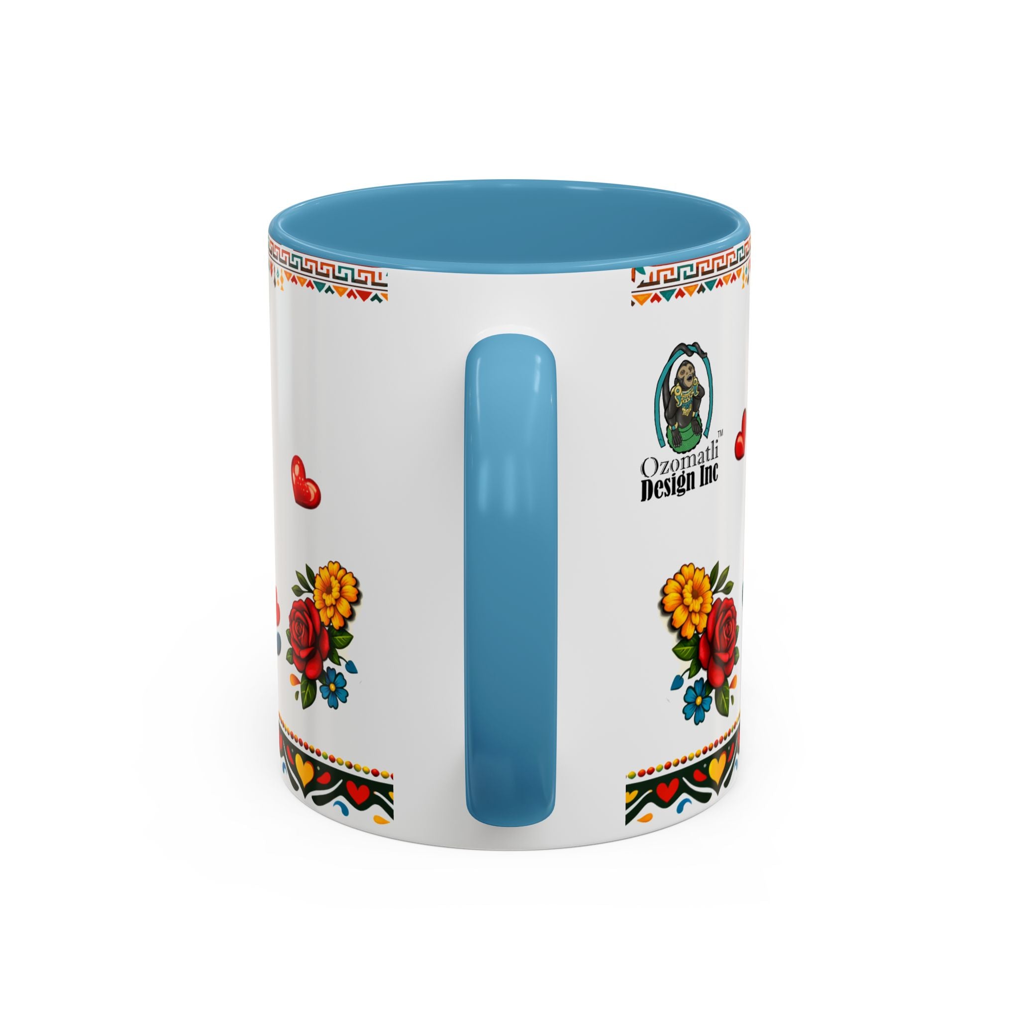 Happy Mother's Day Accent Mug-Colorful Floral Day of the Dead Design (11/15oz)