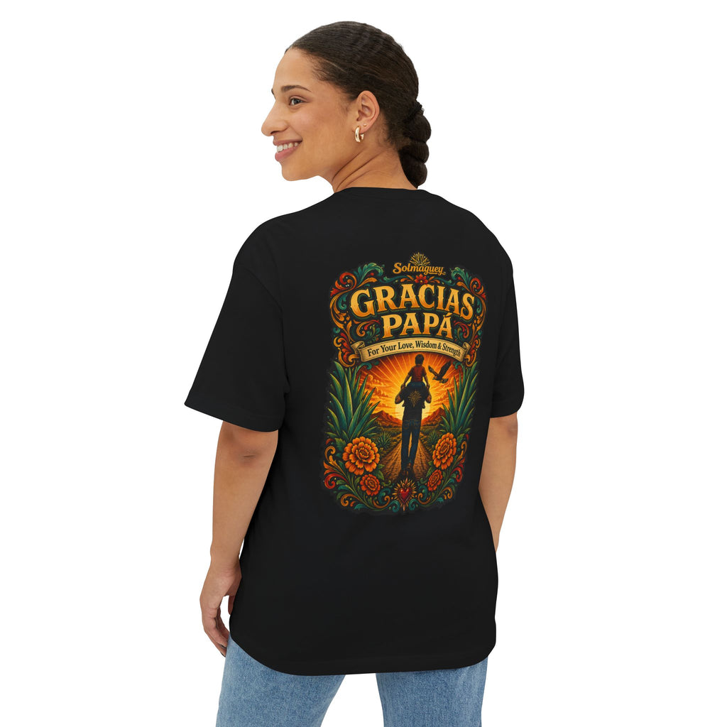 Gracias Papá Graphic Tee — Father & Son Tribute Shirt | Solmaguey™