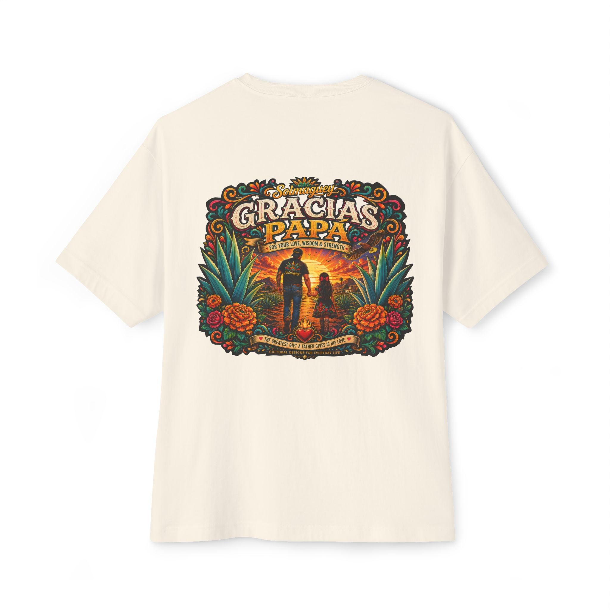 Gracias Papá Graphic Tee — Father & Daughter Tribute Shirt | Solmaguey™