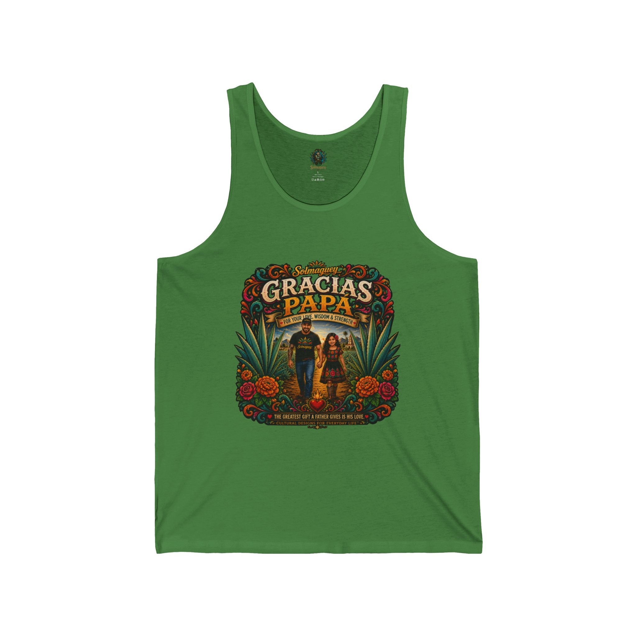 Gracias Papá Tank Top — Father & Daughter Tribute Tank | Solmaguey™