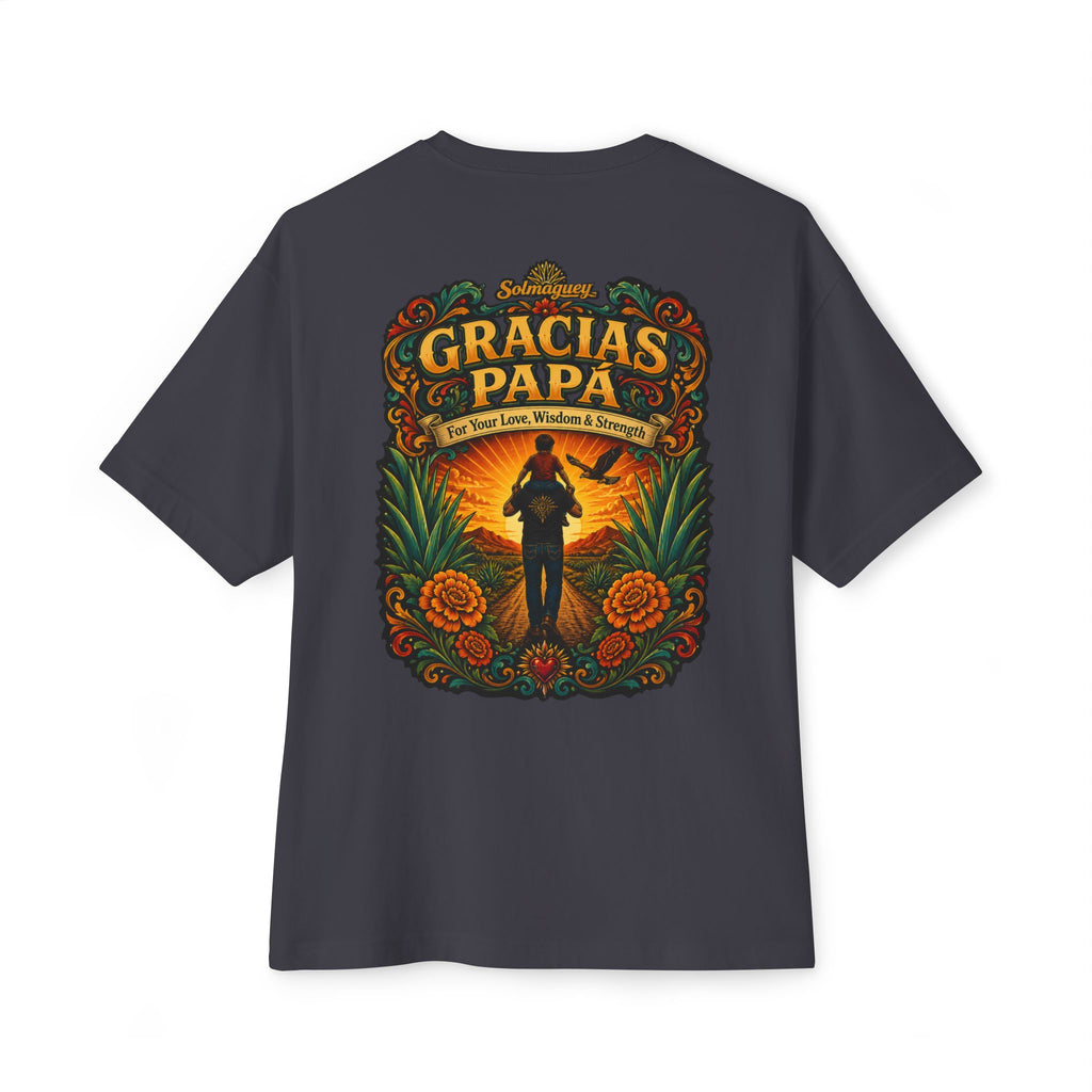 Gracias Papá Graphic Tee — Father & Son Tribute Shirt | Solmaguey™