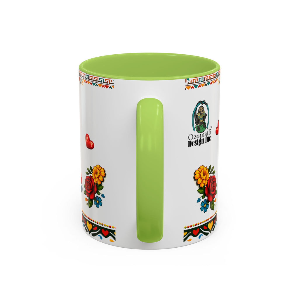 Happy Mother's Day Accent Mug-Colorful Floral Day of the Dead Design (11/15oz)