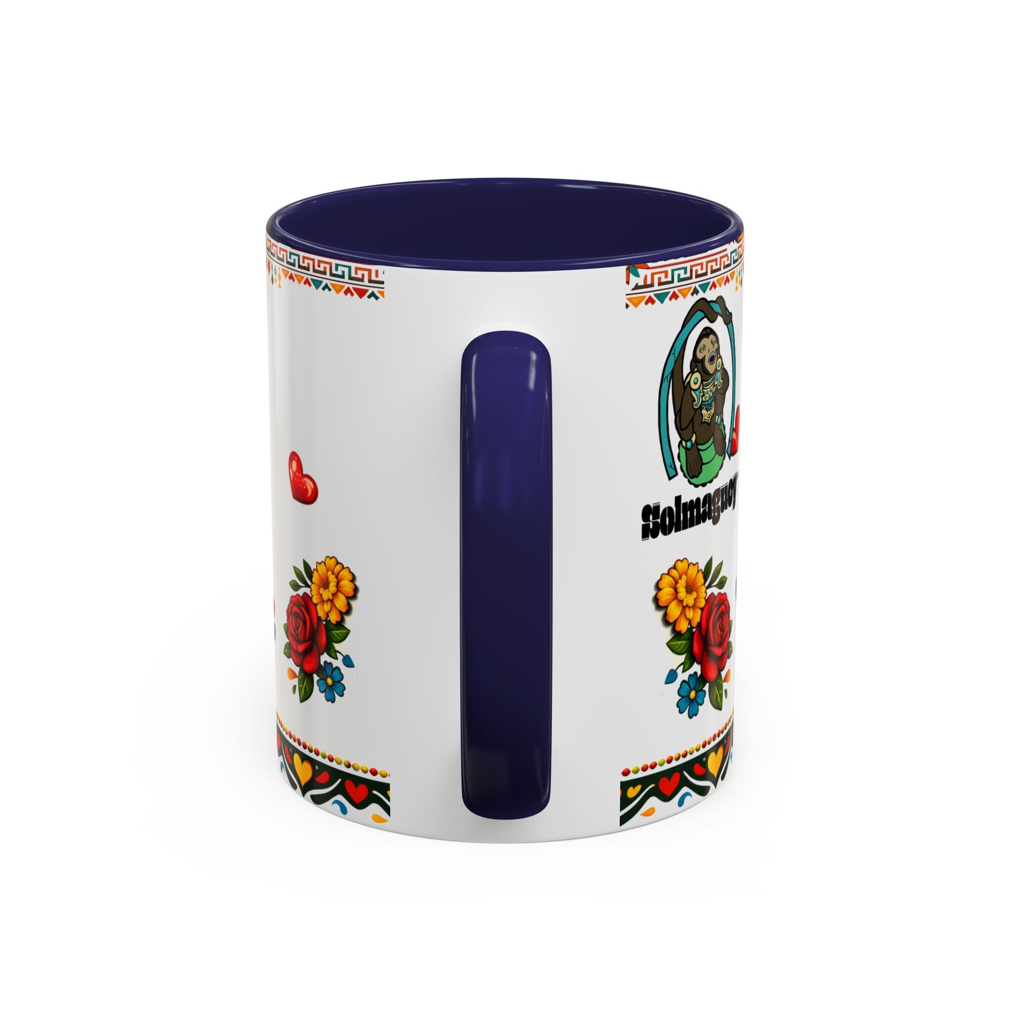 Happy Mother's Day Accent Mug-Colorful Floral Day of the Dead Design (11/15oz)
