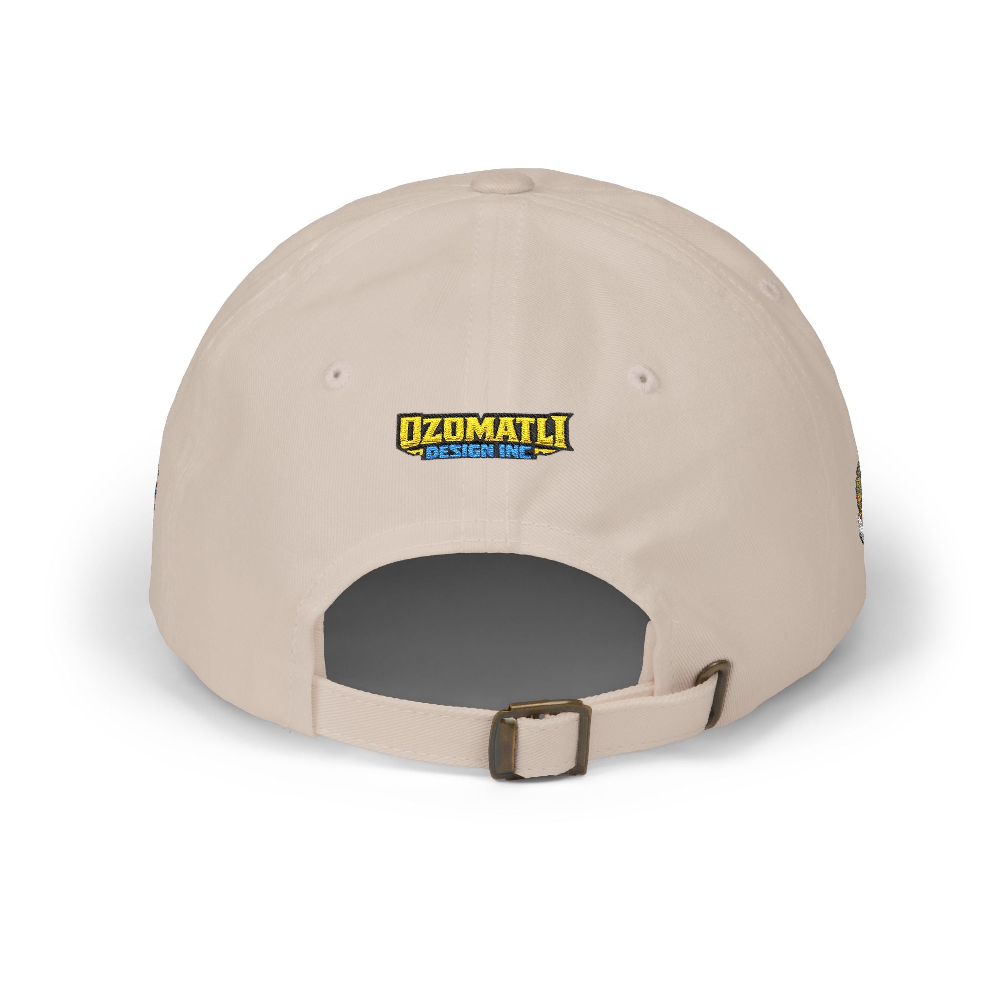Dad Cap — Colorful Aztec Calendar & Quetzalcoatl Embroidered Hat