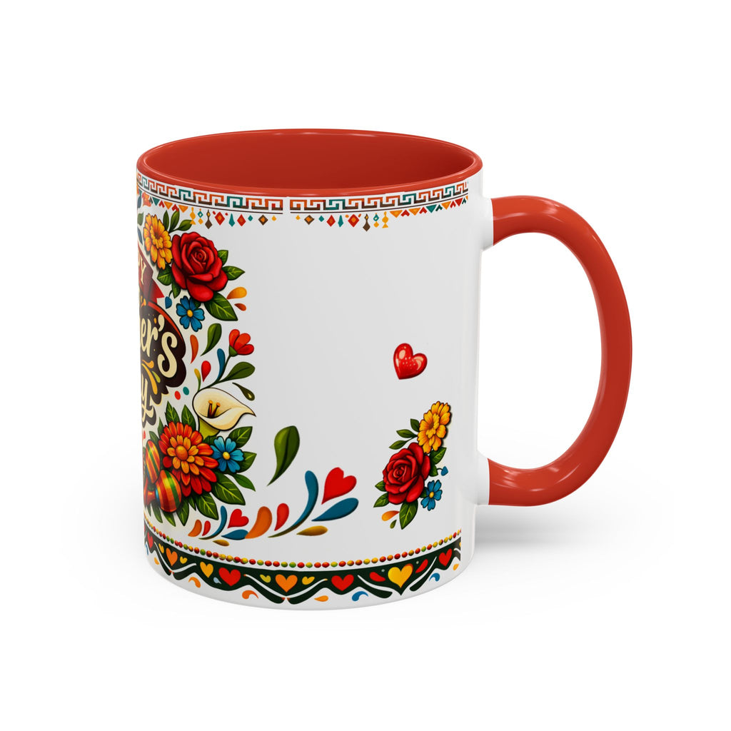 Happy Mother's Day Accent Mug-Colorful Floral Day of the Dead Design (11/15oz)