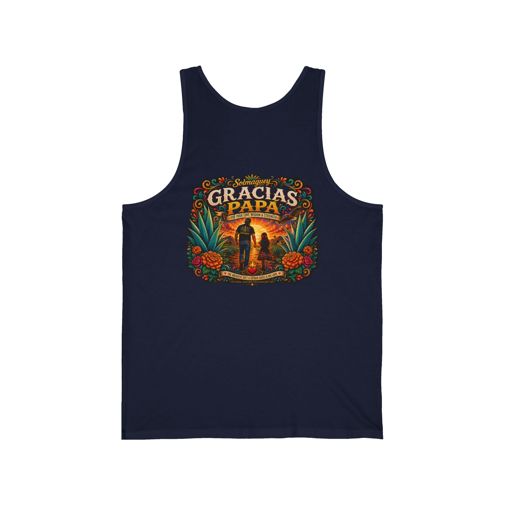 Gracias Papá Tank Top — Father & Daughter Tribute Tank | Solmaguey™