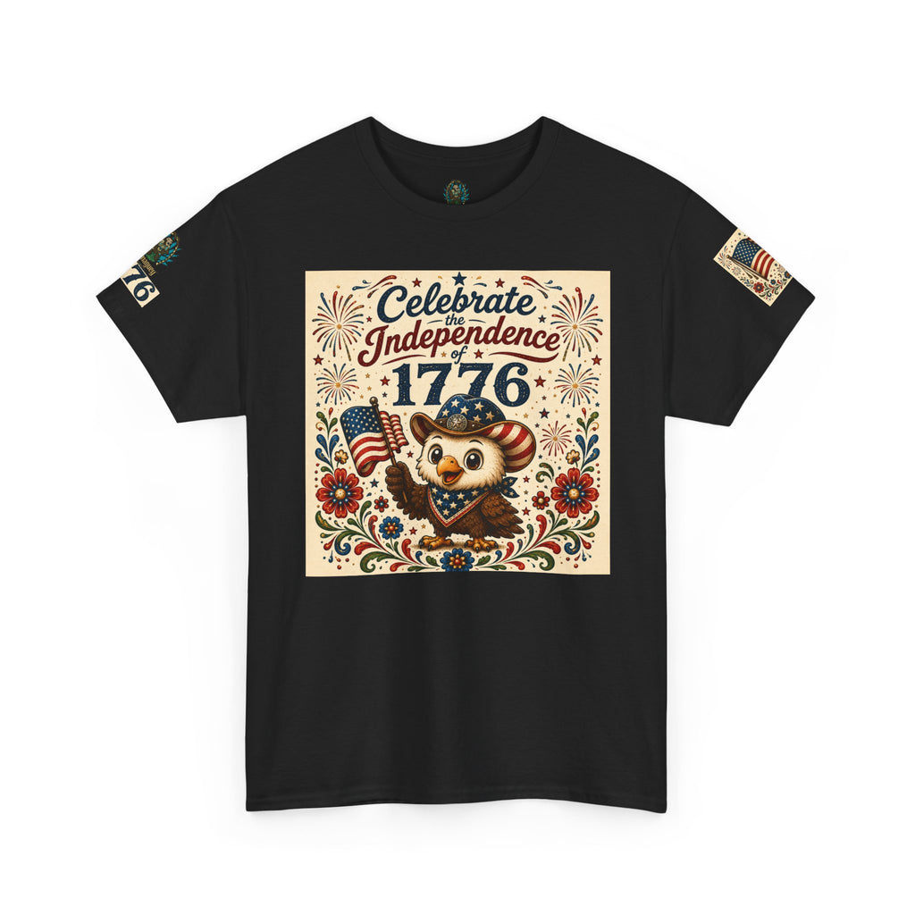1776 Independence Day Eagle T-Shirt | Patriotic American Flag Shirt | 4th of July Celebration Tee