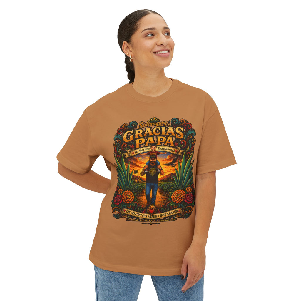 Gracias Papá Graphic Tee — Father & Son Tribute Shirt | Solmaguey™