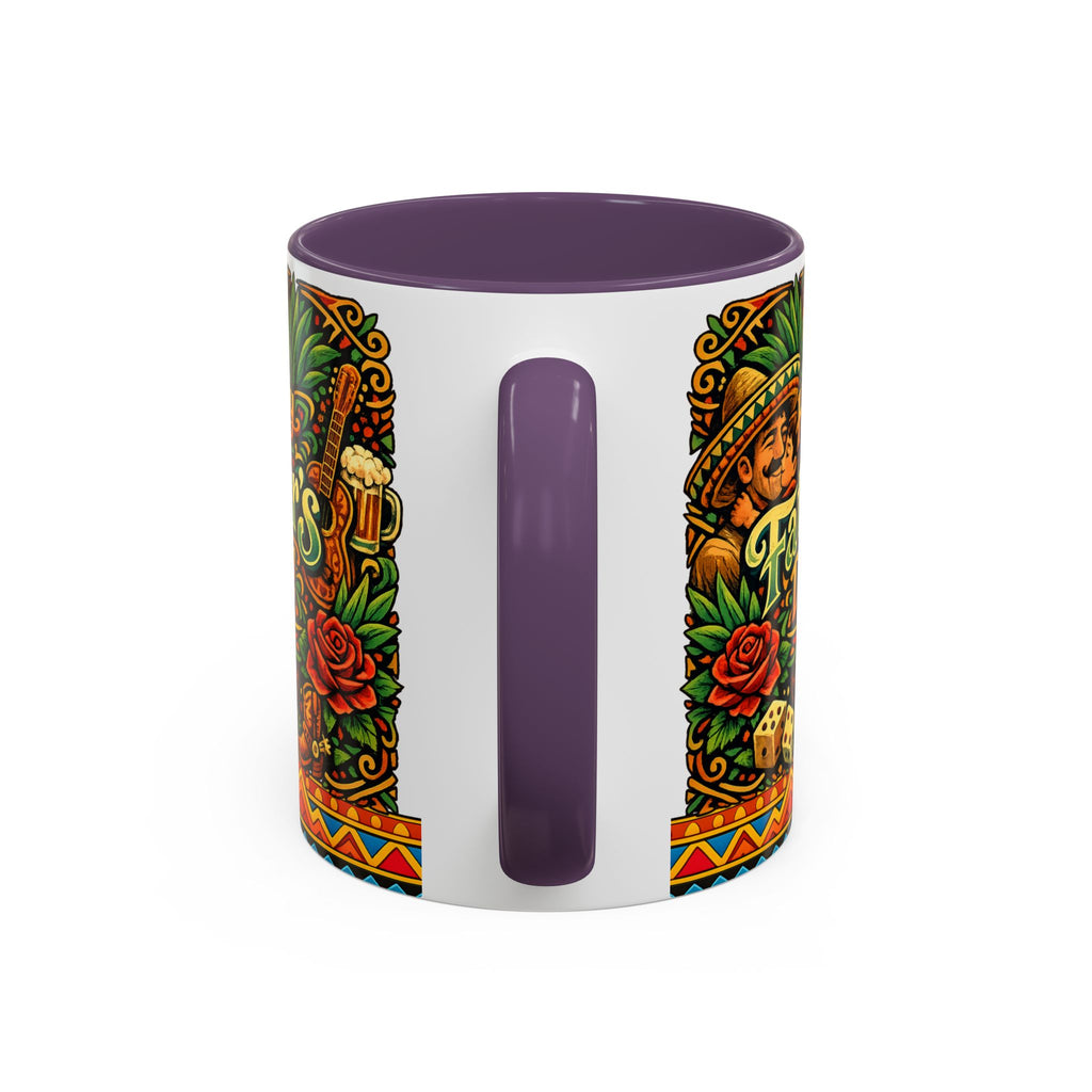 Happy Father's Day Accent Mug — Festive Father's Day Coffee Mug | Solmaguey™