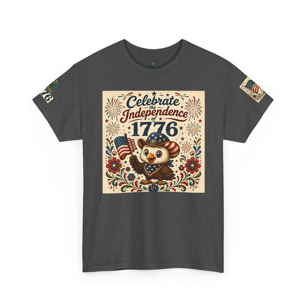 1776 Independence Day Eagle T-Shirt | Patriotic American Flag Shirt | 4th of July Celebration Tee