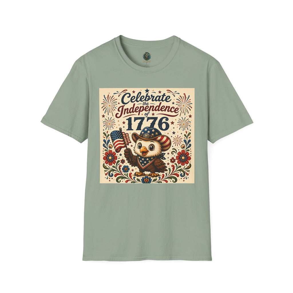1776 Independence Day Eagle T-Shirt | Patriotic American Flag Shirt | 4th of July Celebration Tee