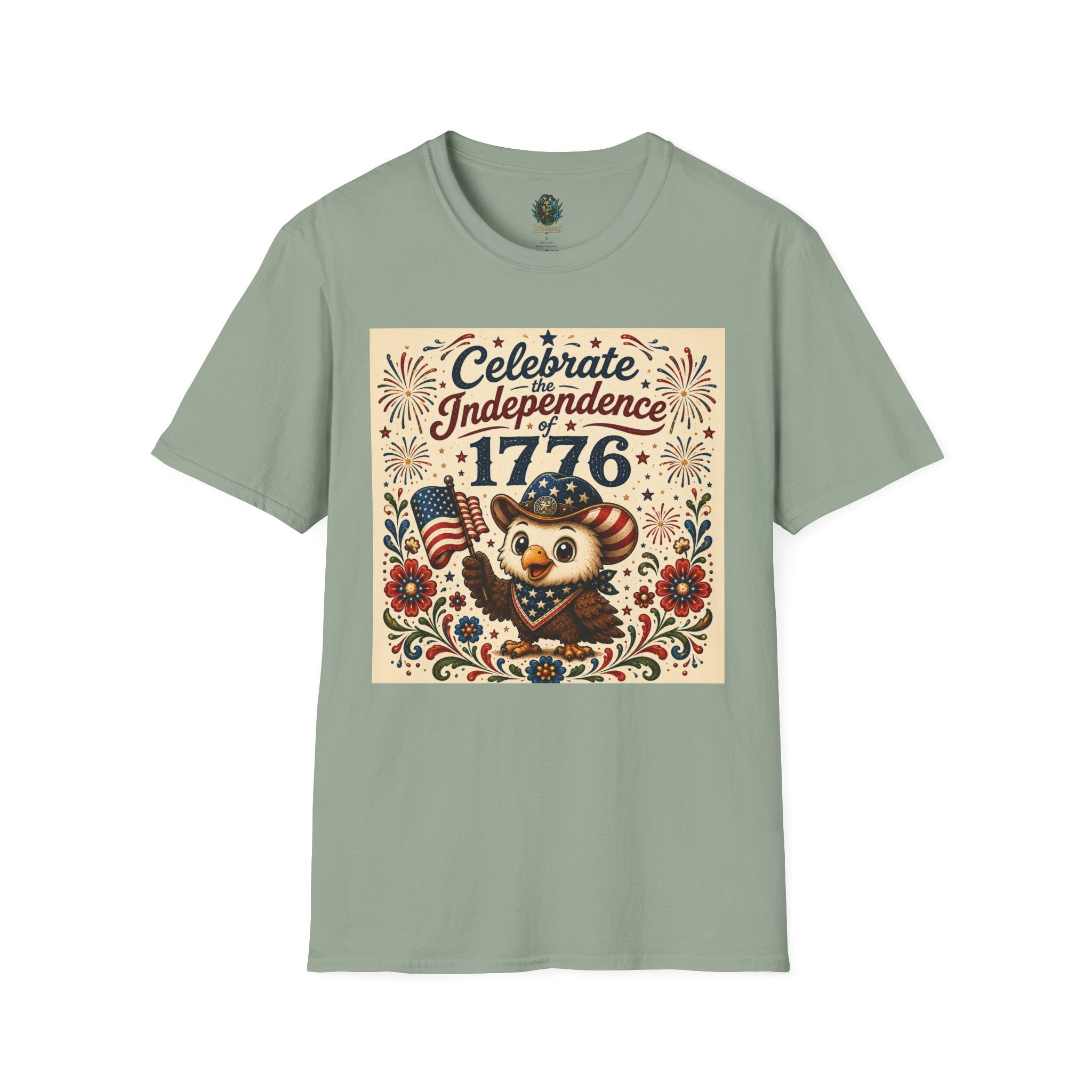 1776 Independence Day Eagle T-Shirt | Patriotic American Flag Shirt | 4th of July Celebration Tee