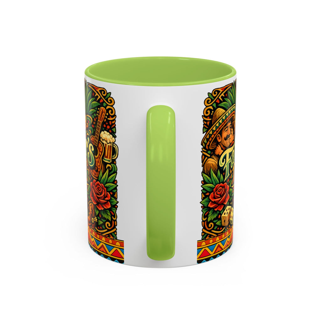 Happy Father's Day Accent Mug — Festive Father's Day Coffee Mug | Solmaguey™