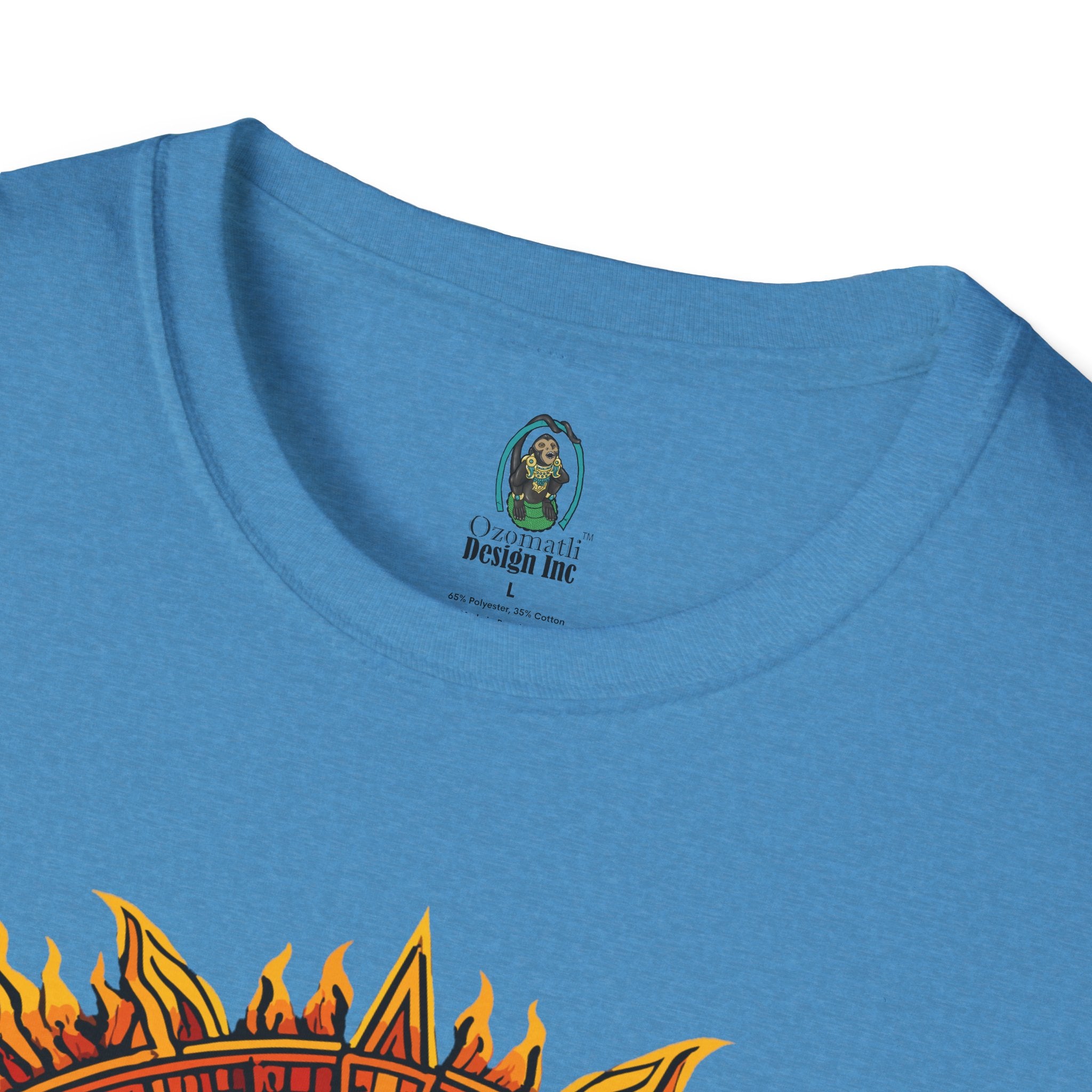 Aztec Skull Sunburst T-Shirt | Tribal Floral Skull Design