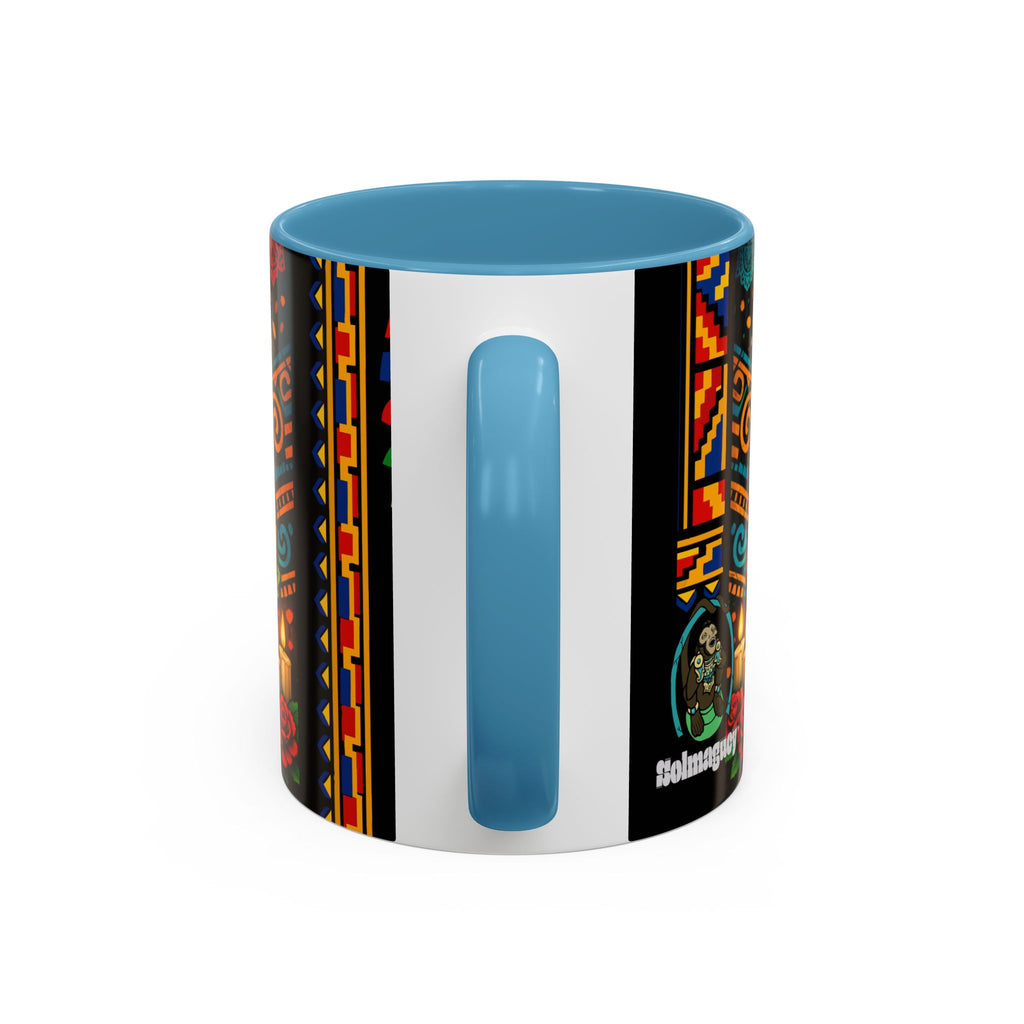 Day of the Dead Graduation Skull Accent Coffee Mug — Class of '26 Cappuccino Cup
