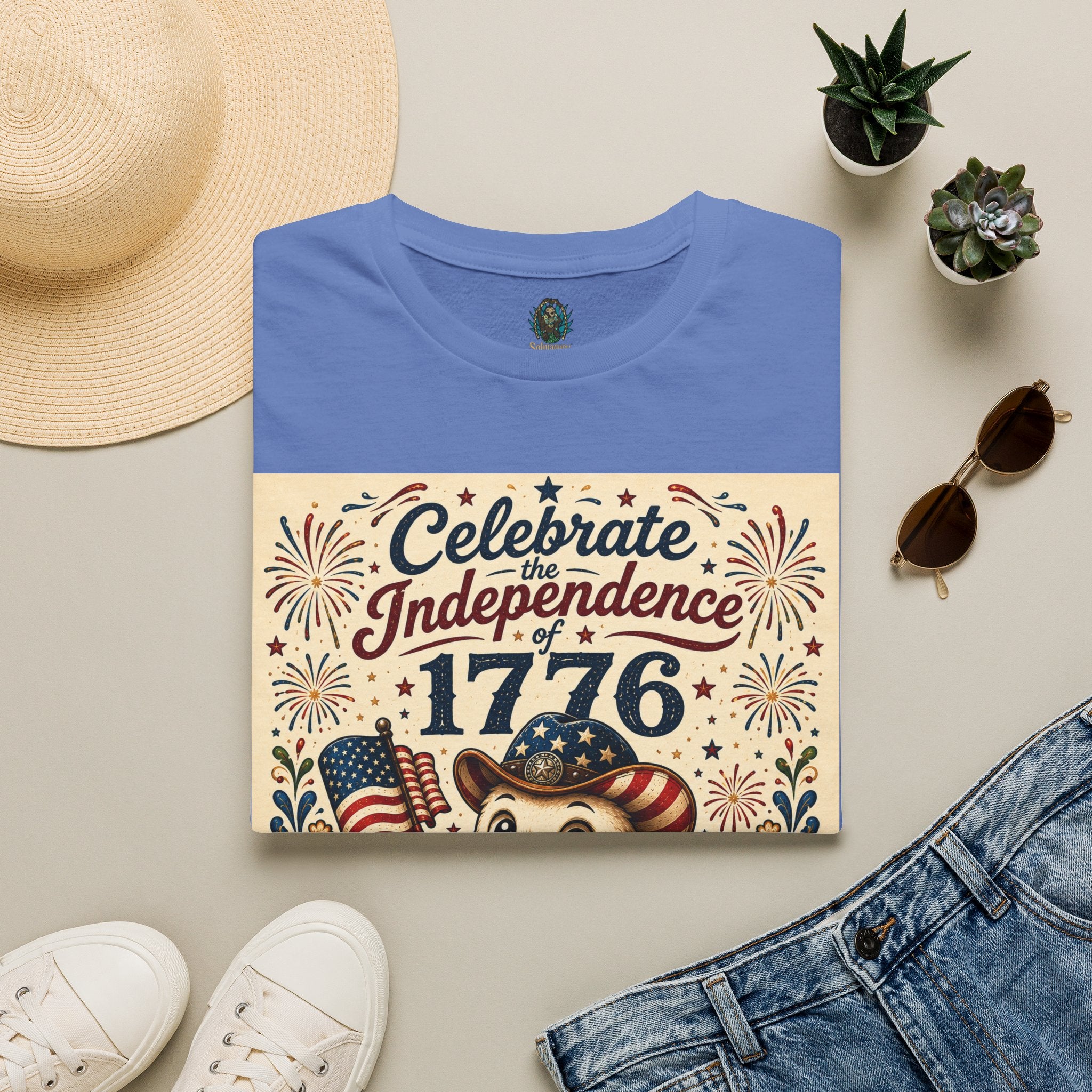 1776 Independence Day Eagle T-Shirt | Patriotic American Flag Shirt | 4th of July Celebration Tee